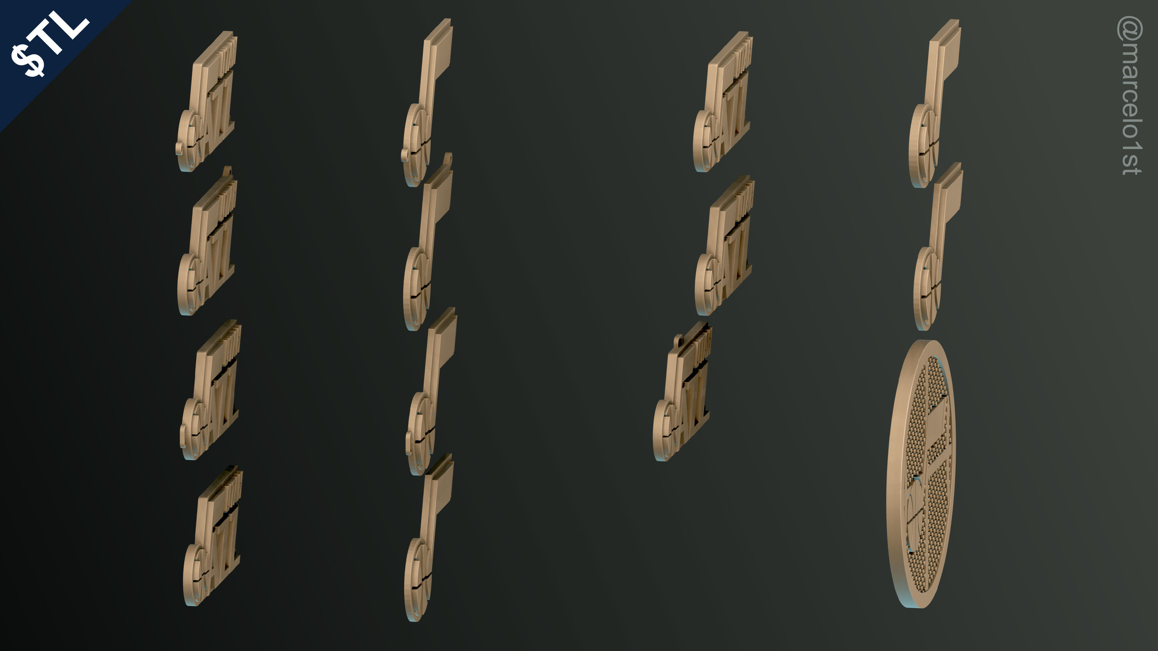 NBA NORTHWEST - Utah Jazz Pack 3D print model_30