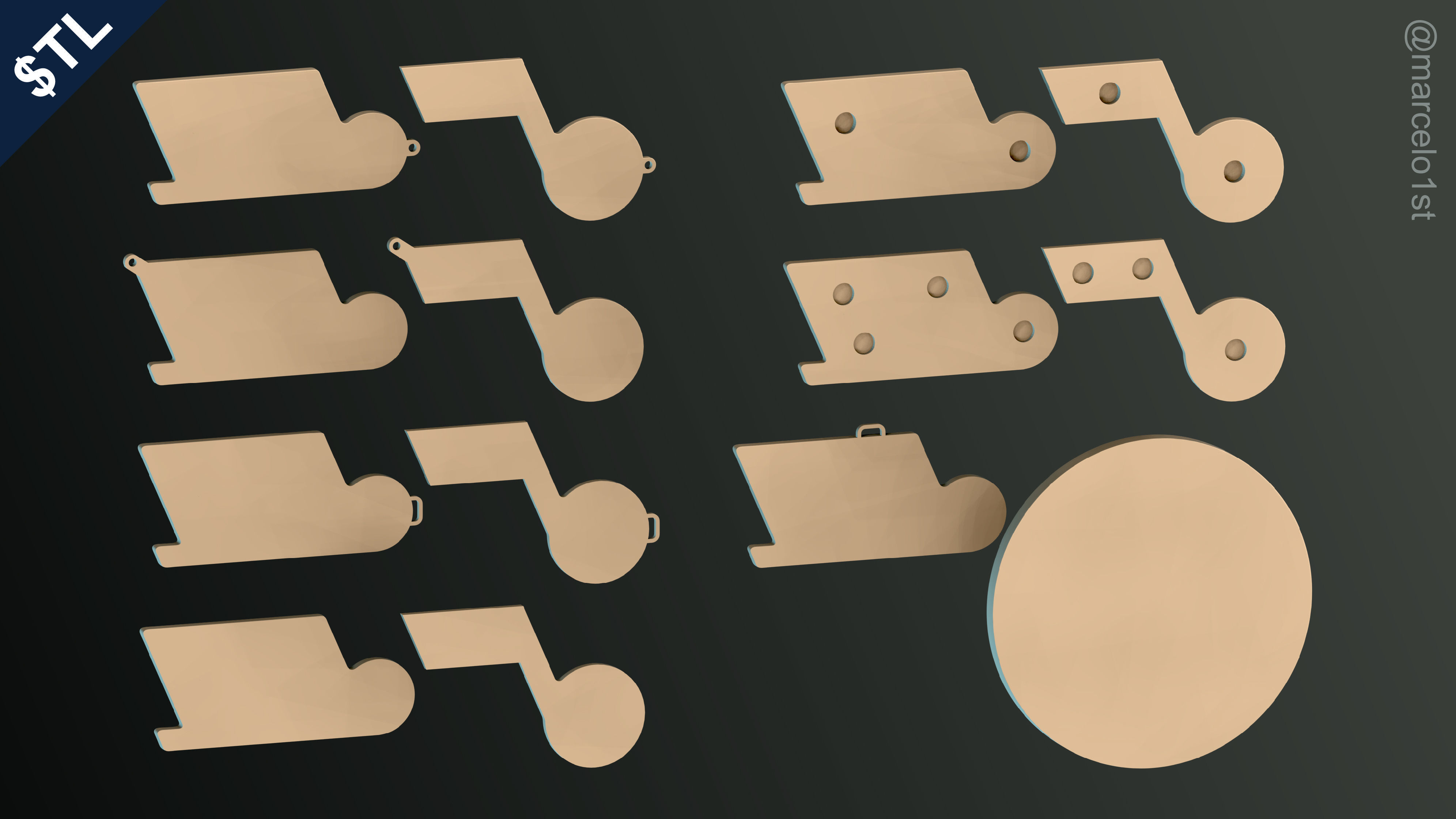 NBA NORTHWEST - Utah Jazz Pack 3D print model_21