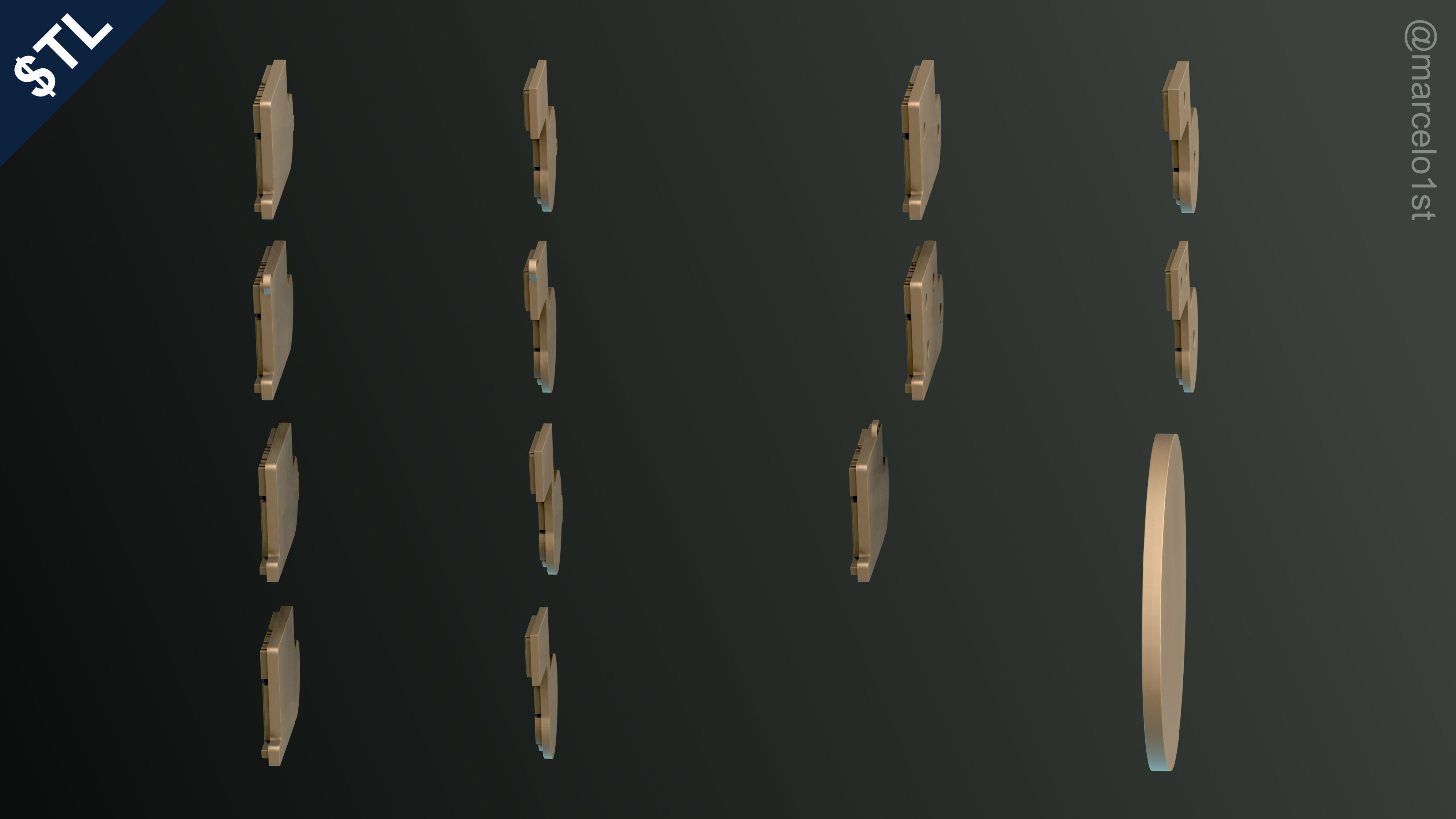 NBA NORTHWEST - Utah Jazz Pack 3D print model_16