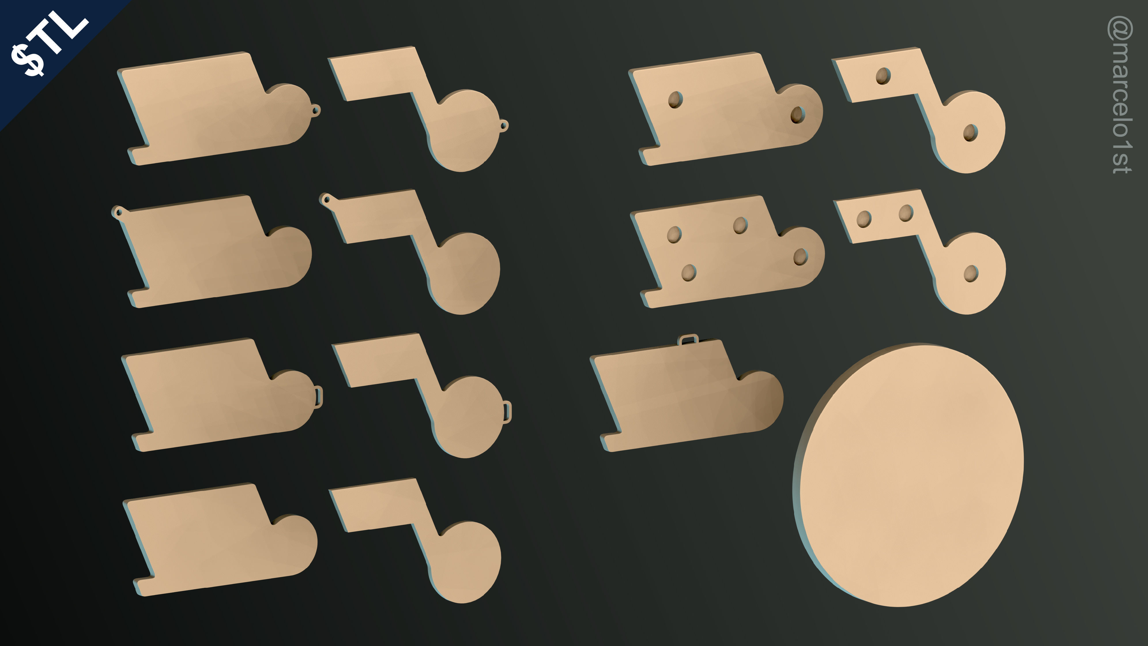 NBA NORTHWEST - Utah Jazz Pack 3D print model_20