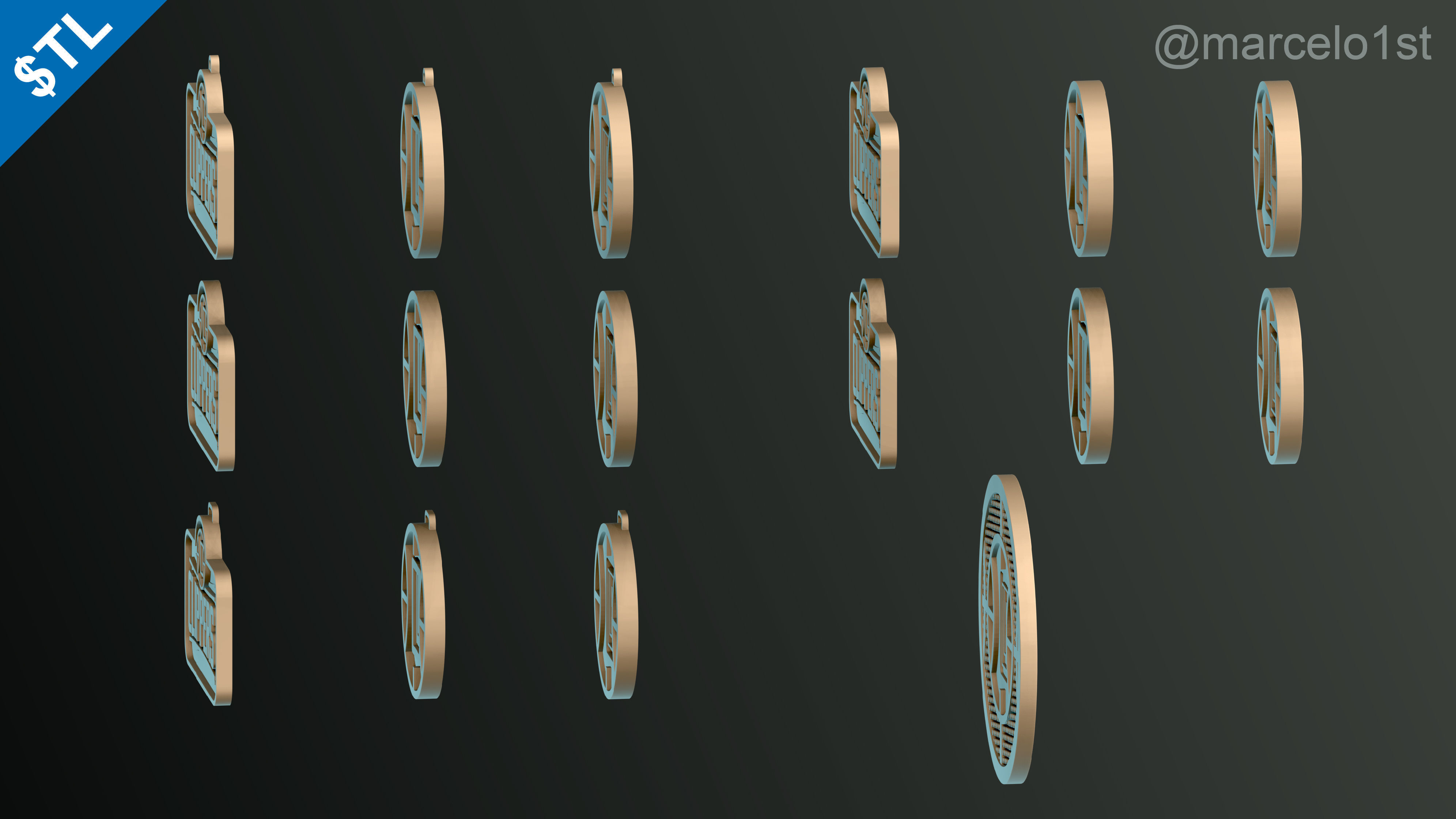 NBA PACIFIC - Los Angeles Clippers Pack 3D print model_15
