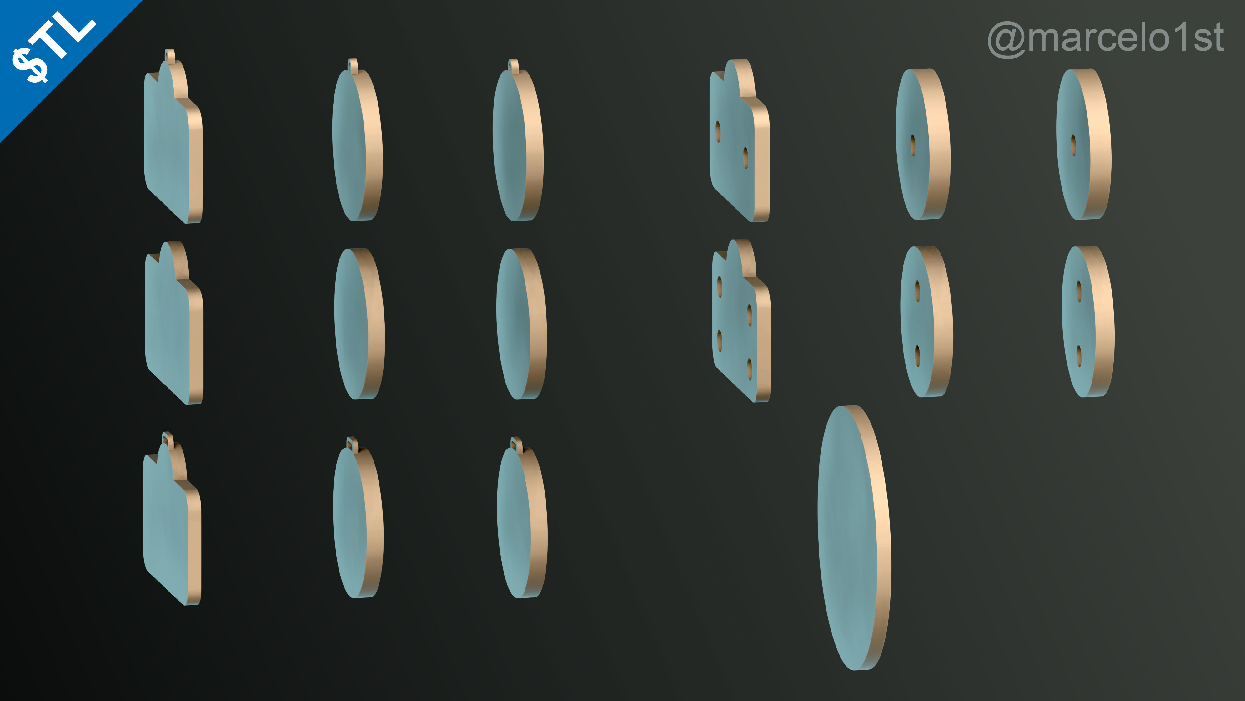 NBA PACIFIC - Los Angeles Clippers Pack 3D print model_28