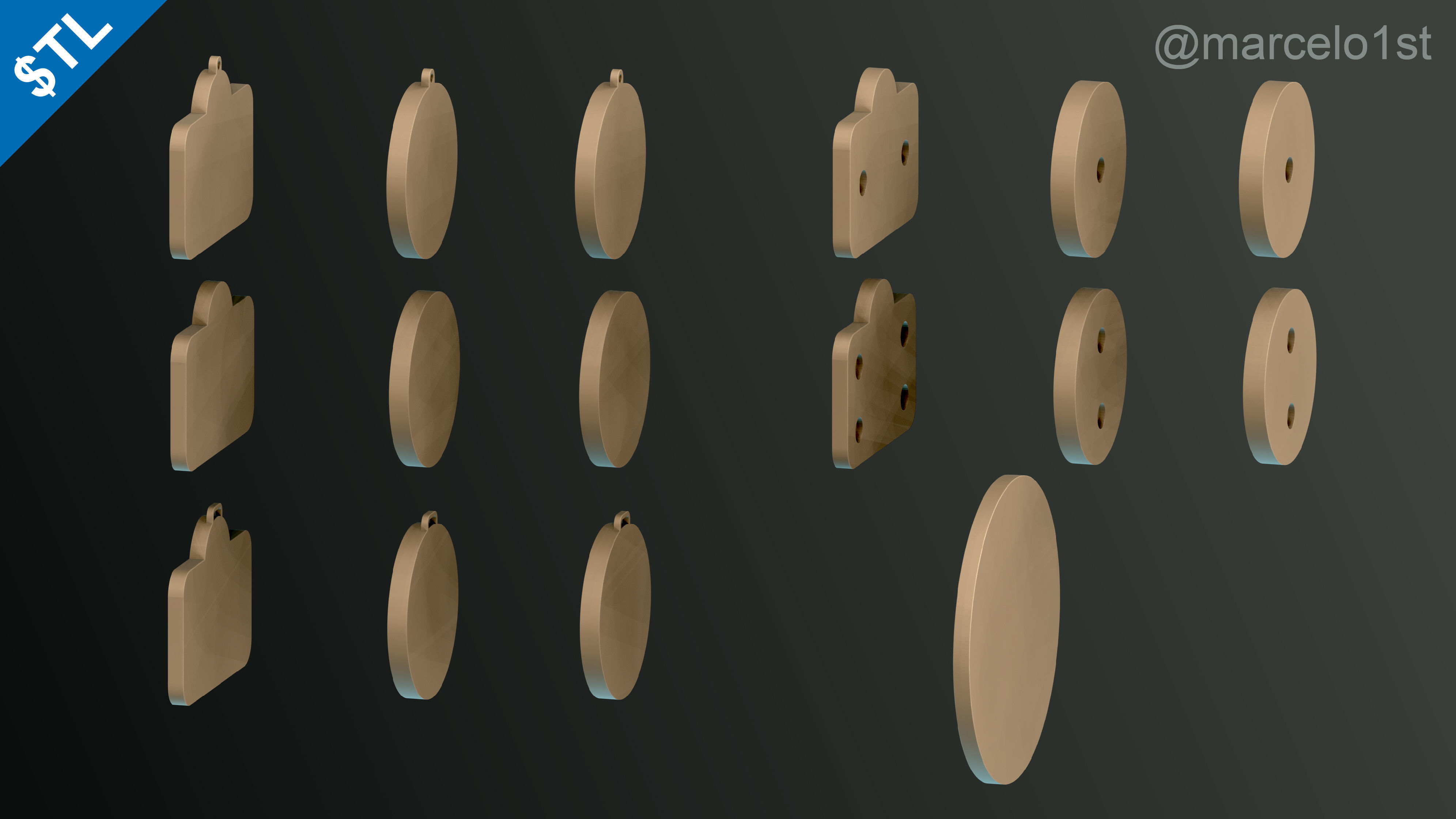 NBA PACIFIC - Los Angeles Clippers Pack 3D print model_17