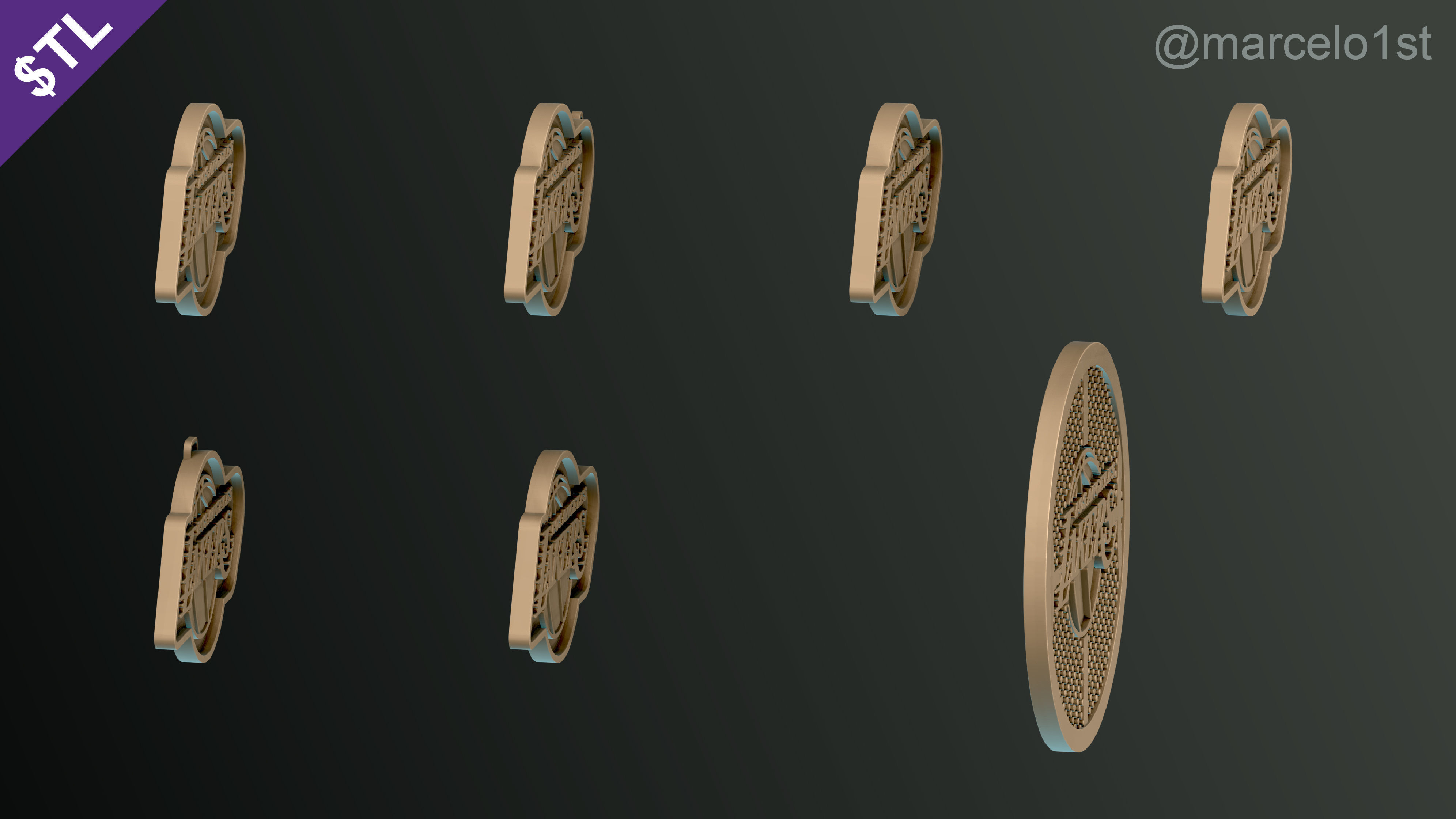 NBA PACIFIC - Los Angeles Lakers Pack 3D print model_30