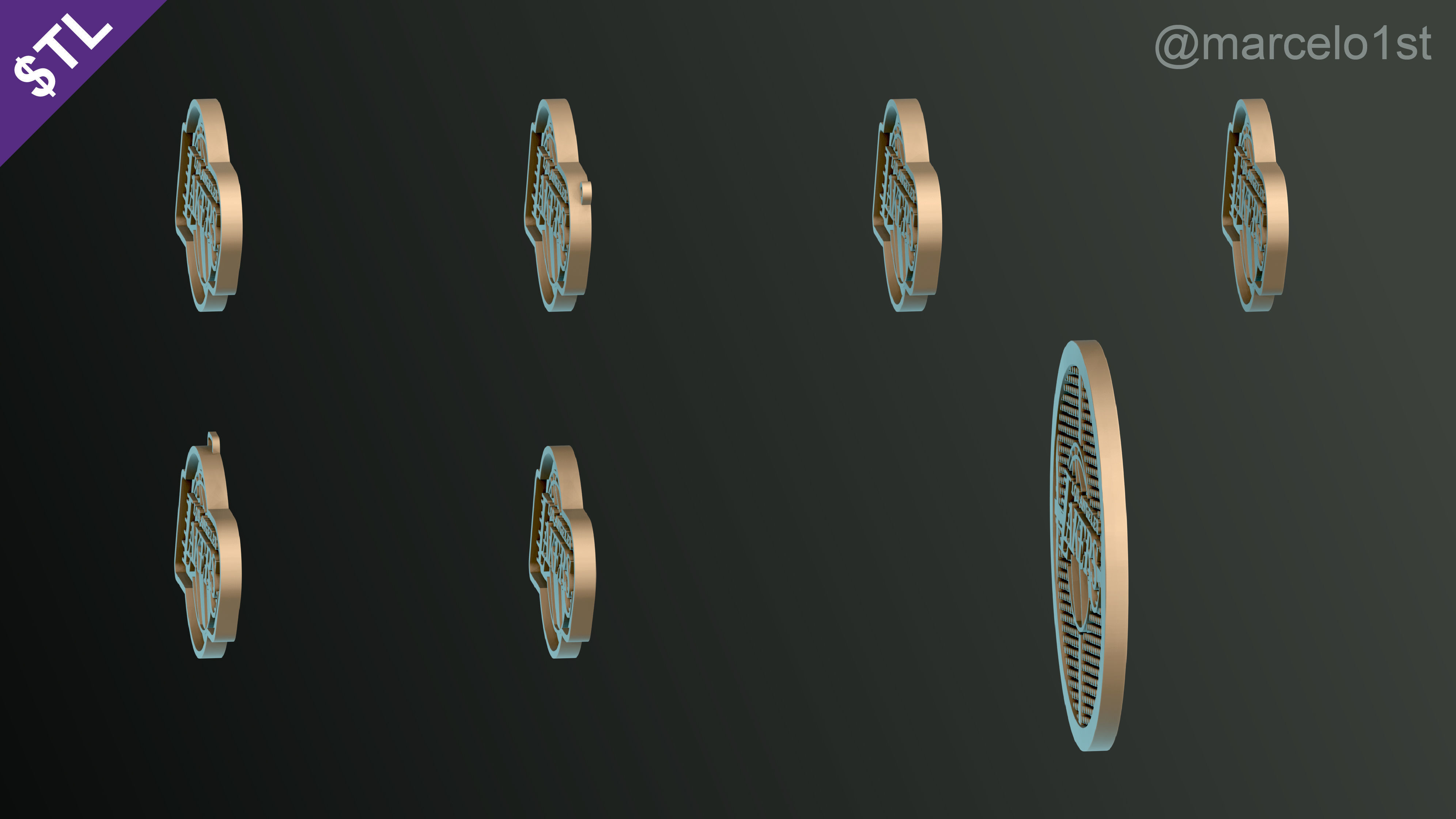 NBA PACIFIC - Los Angeles Lakers Pack 3D print model_15