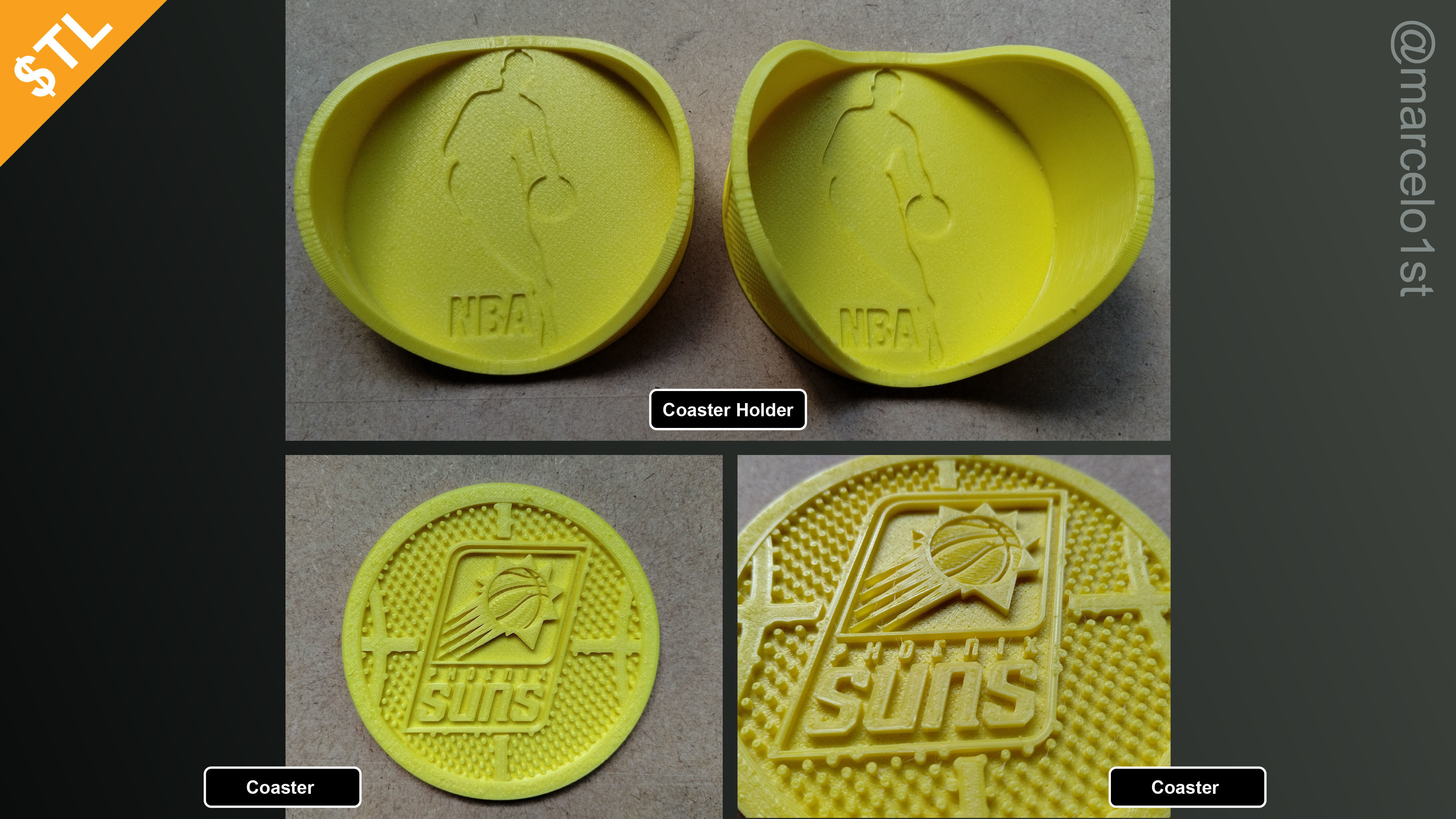 NBA PACIFIC - Phoenix Suns Pack 3D print model_2
