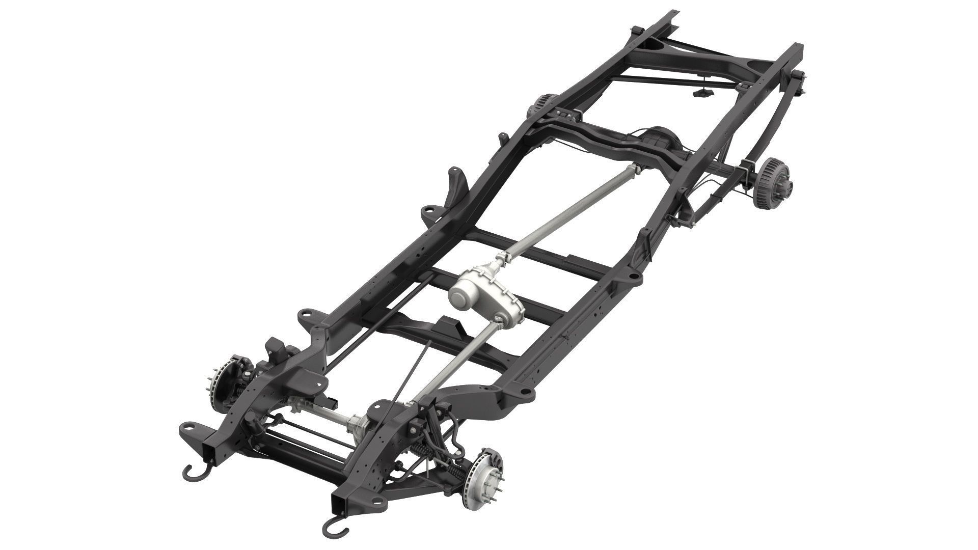PICKUP TRUCK CHASSIS 7 3D model_1