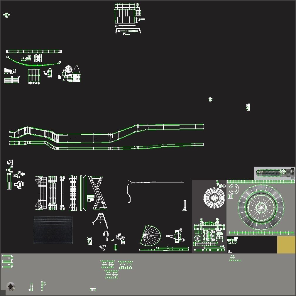 PICKUP TRUCK CHASSIS 7 3D model_13