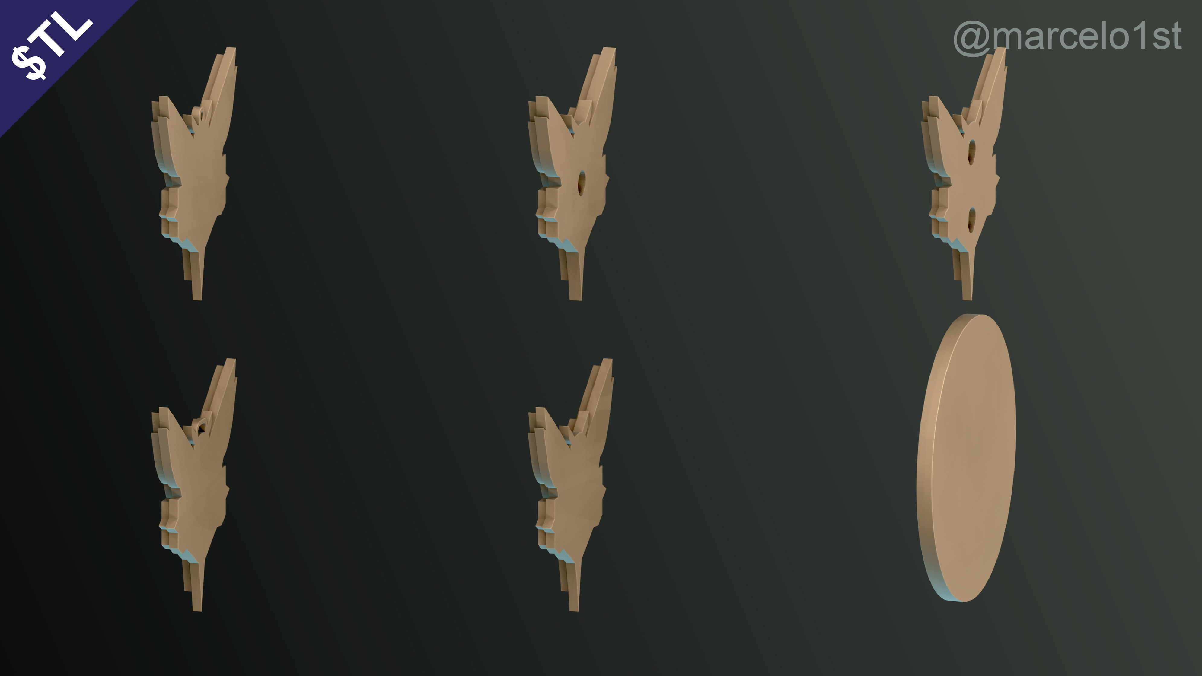 NBA SOUTHEAST - Charlotte Hornets Pack 3D print model_17