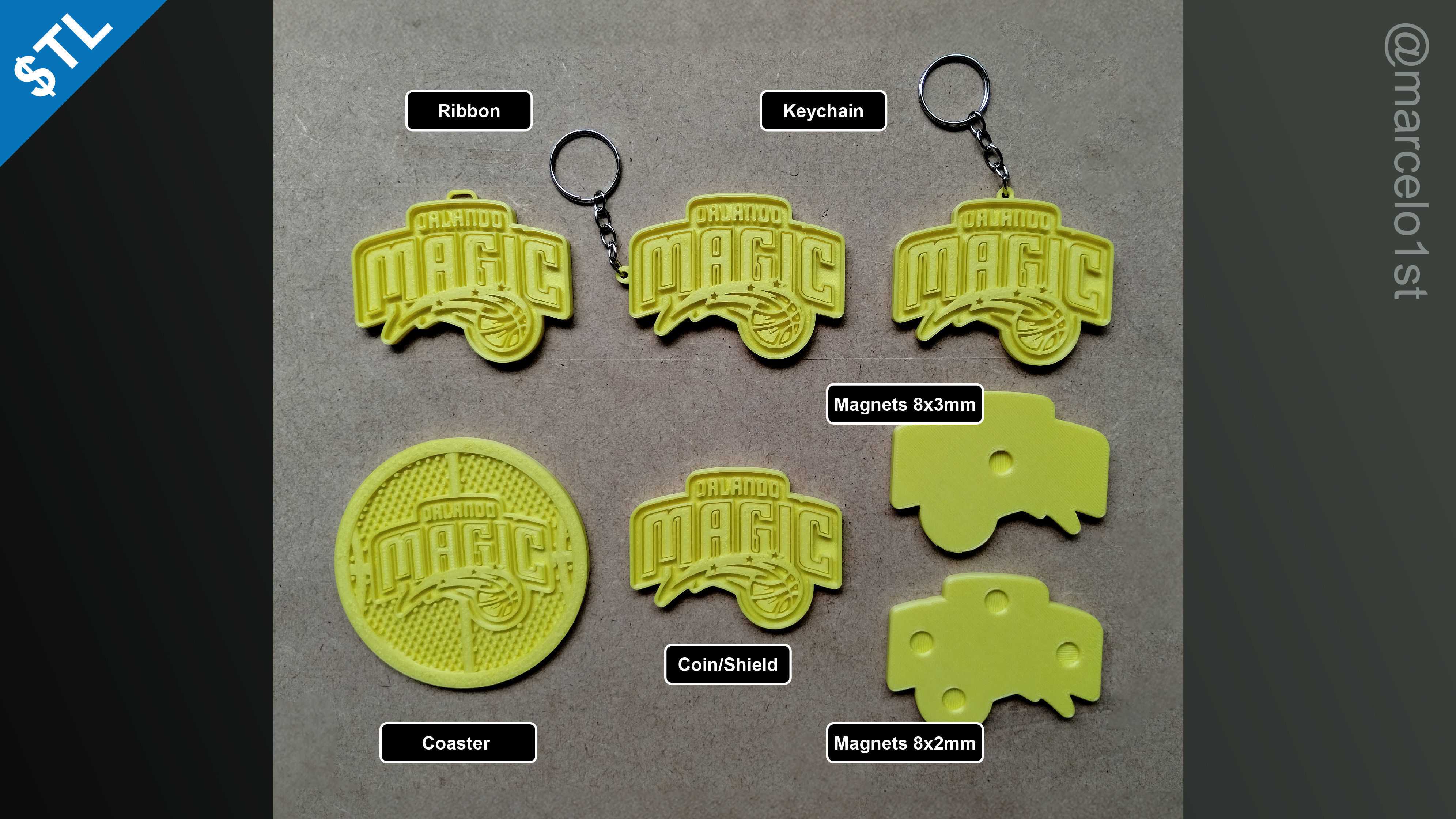 NBA SOUTHEAST - Orlando Magic Pack 3D print model_1