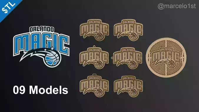 NBA SOUTHEAST - Orlando Magic Pack 3D print model