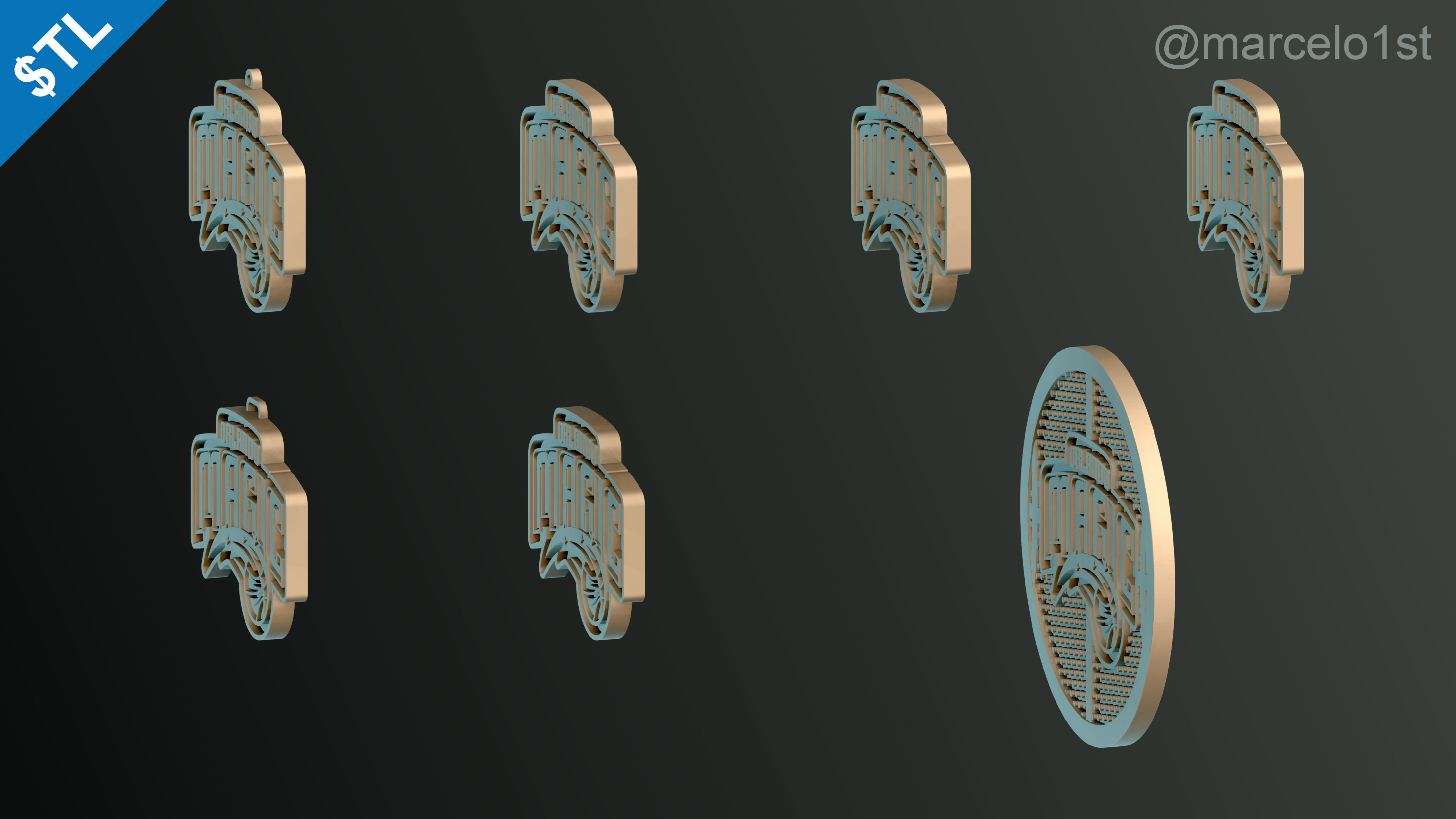 NBA SOUTHEAST - Orlando Magic Pack 3D print model_14