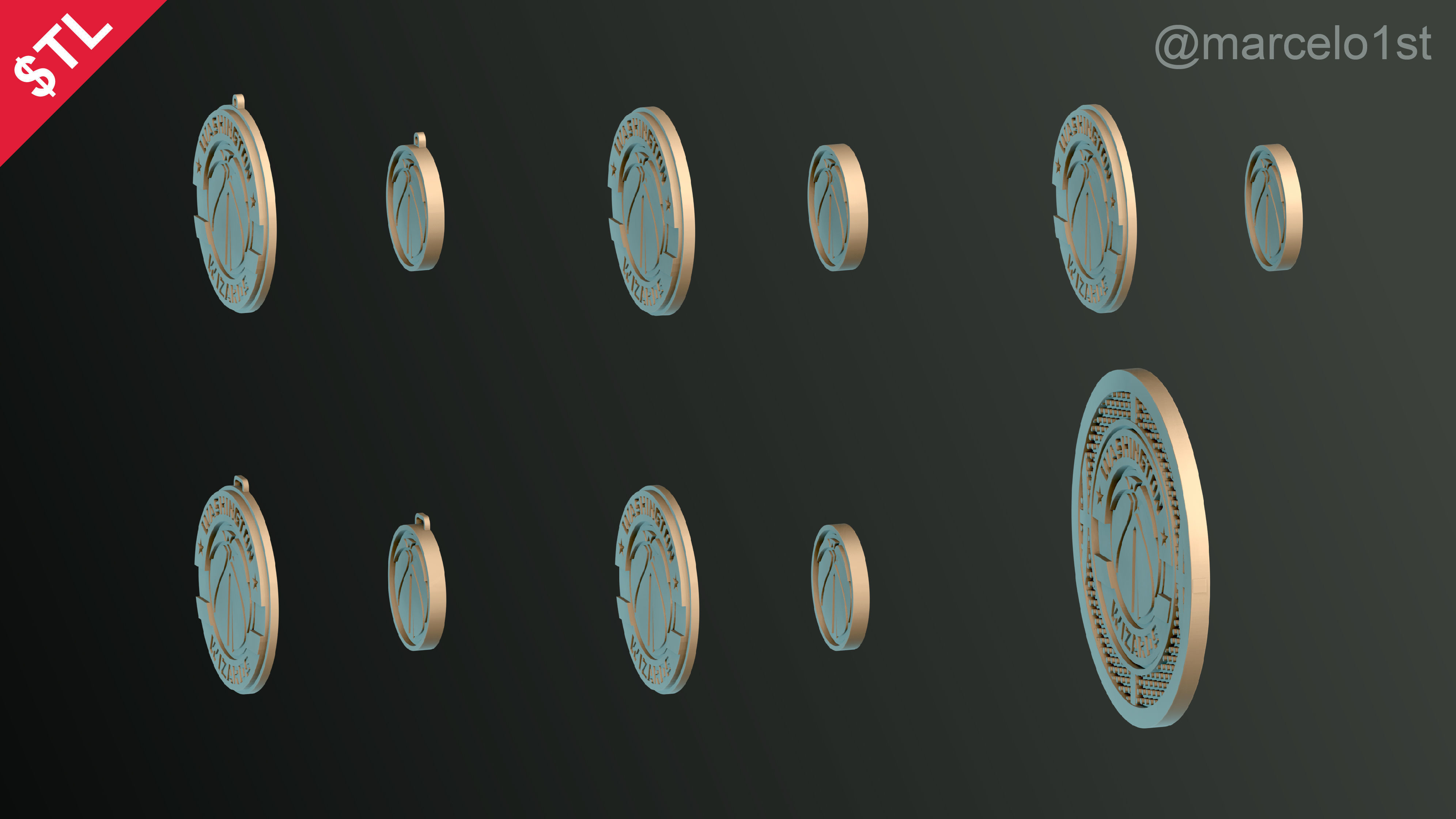NBA SOUTHEAST - Washington Wizards Pack 3D print model_14