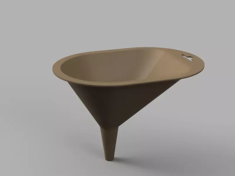 Funnel 3D print model_0