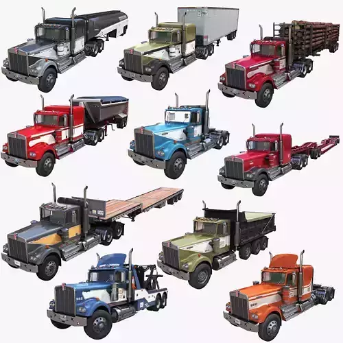 Kenworth w900A large collection 