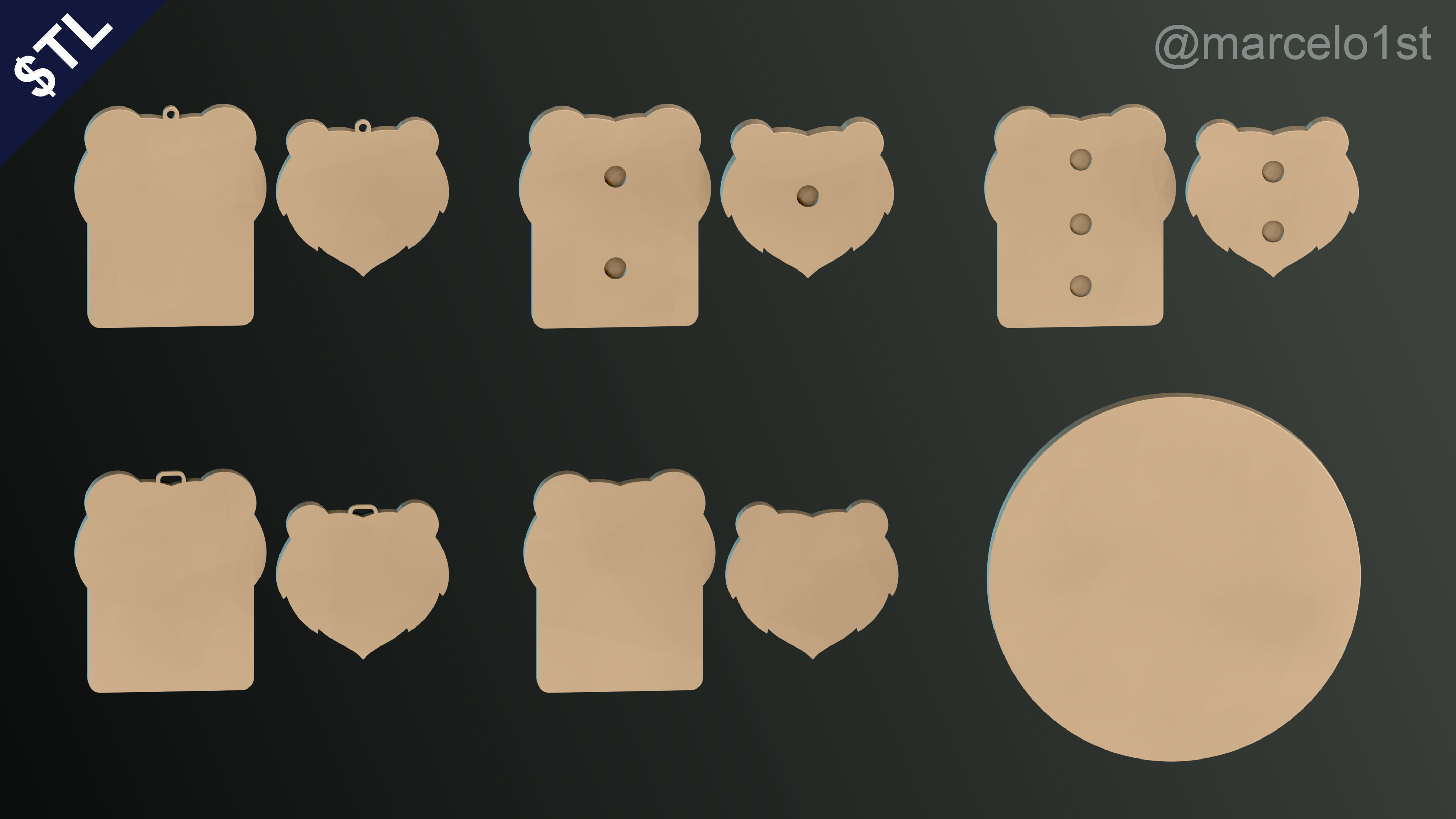 NBA SOUTHWEST - Memphis Grizzlies Pack 3D print model_22