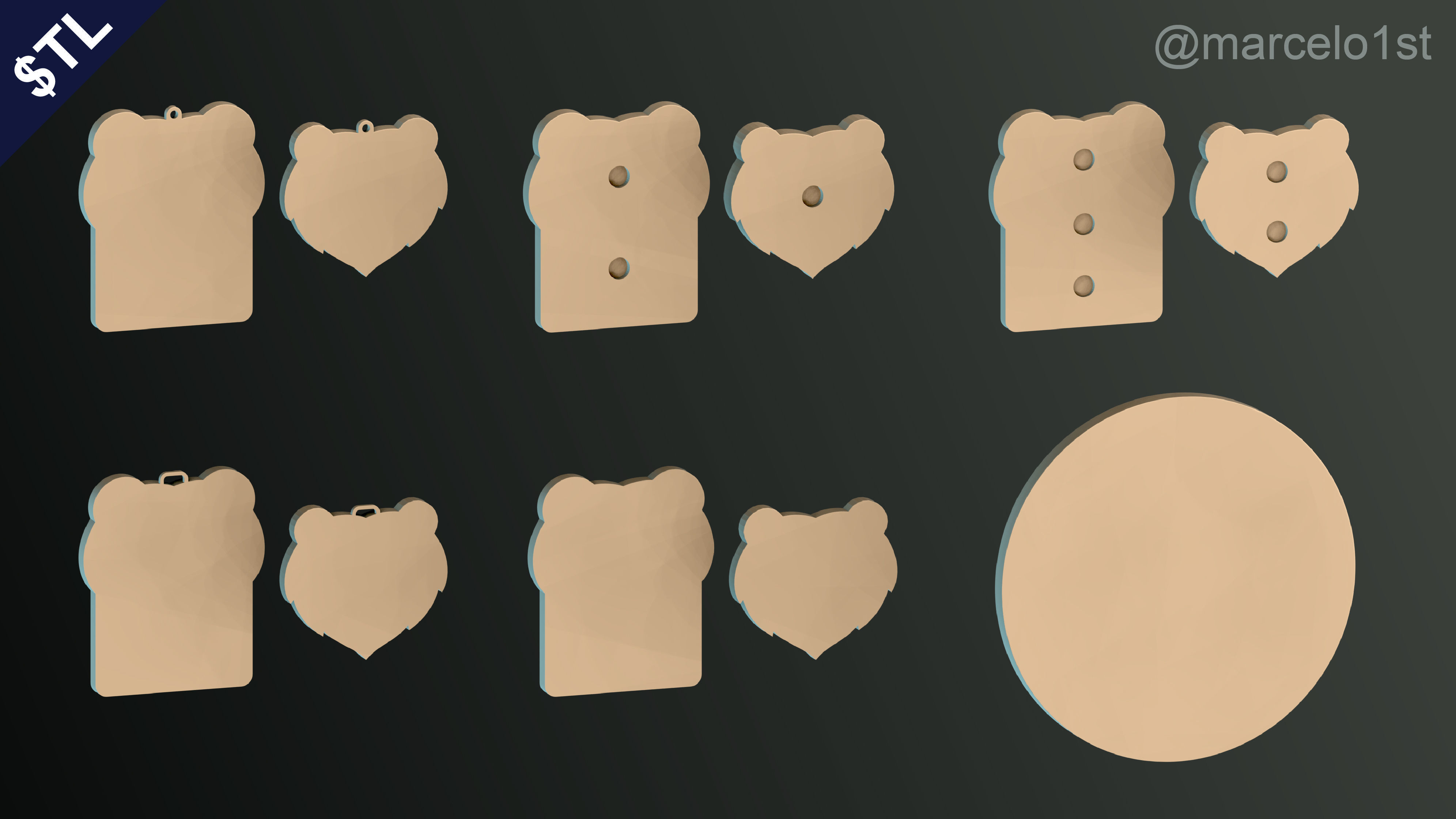NBA SOUTHWEST - Memphis Grizzlies Pack 3D print model_21