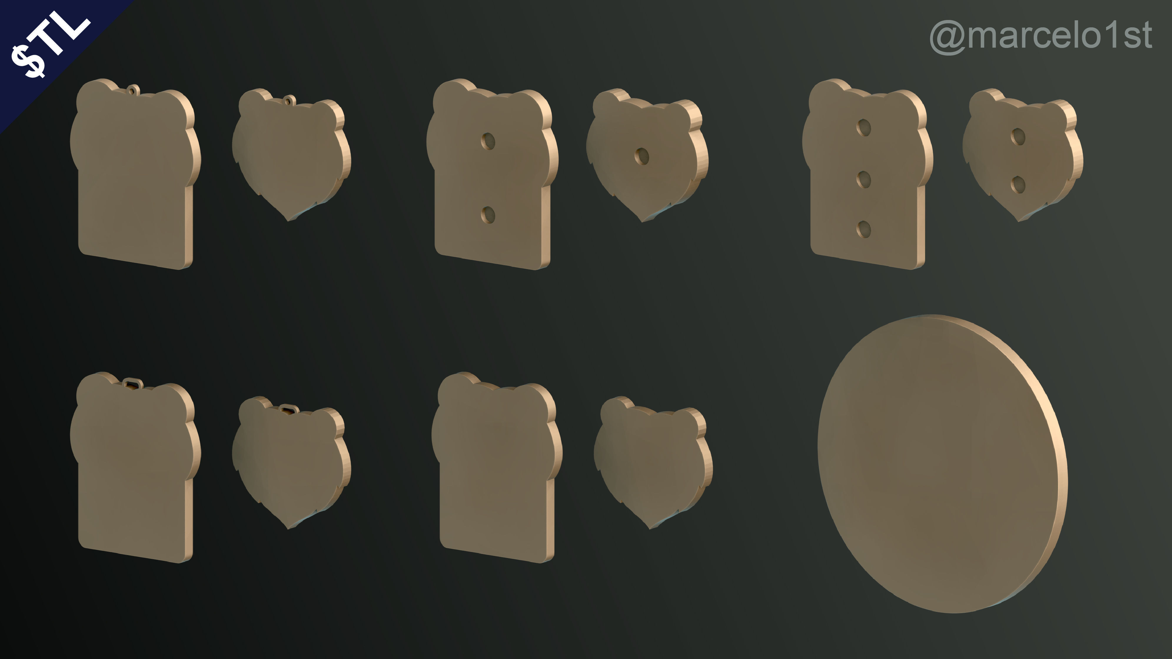 NBA SOUTHWEST - Memphis Grizzlies Pack 3D print model_25