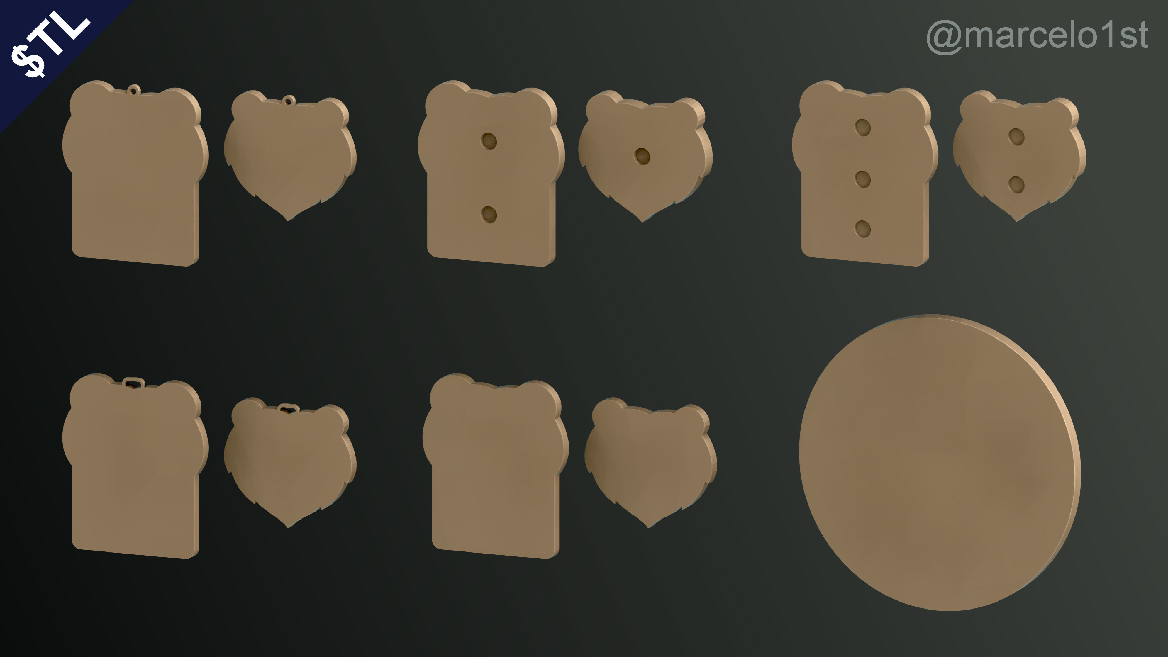 NBA SOUTHWEST - Memphis Grizzlies Pack 3D print model_24