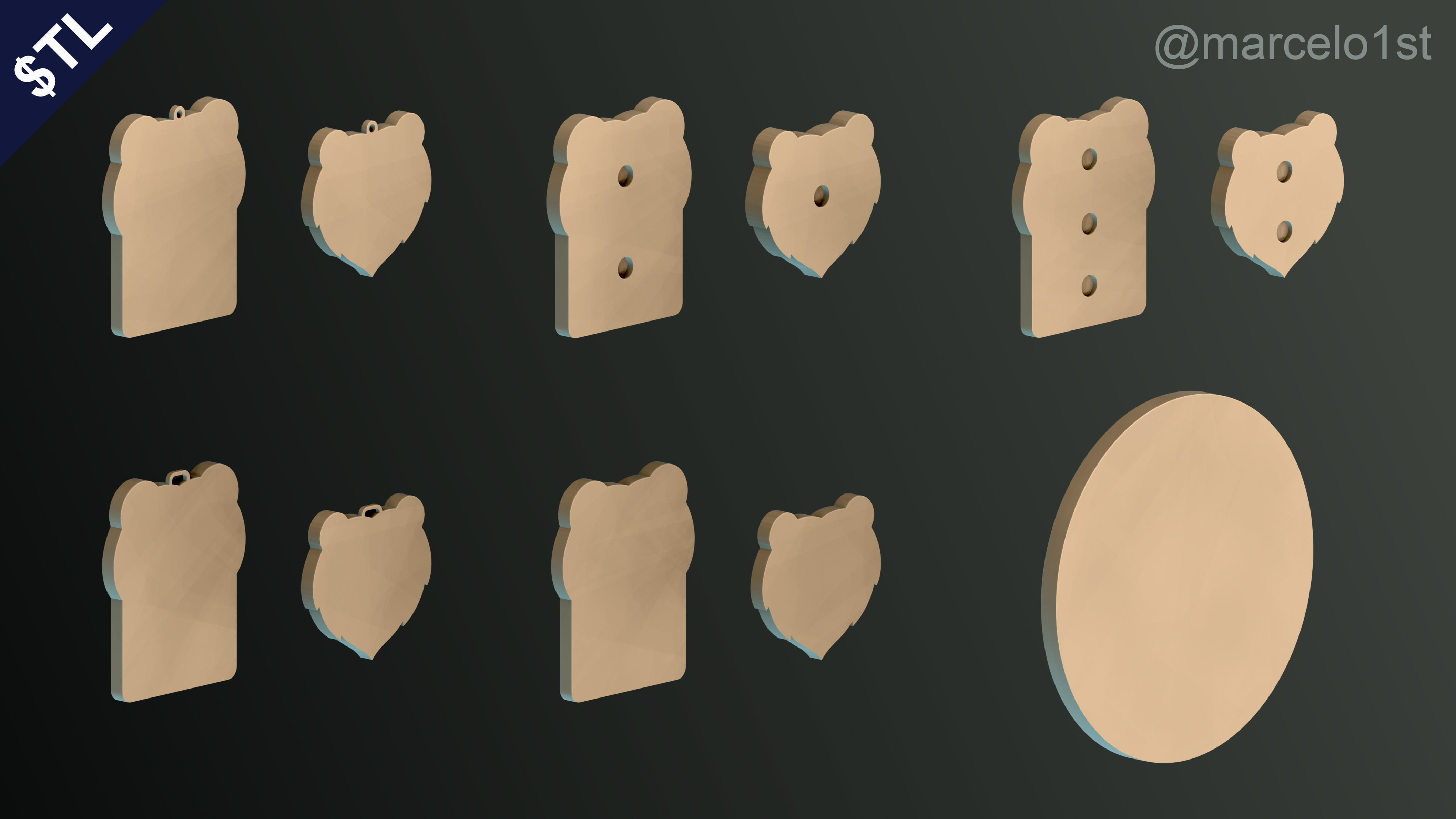 NBA SOUTHWEST - Memphis Grizzlies Pack 3D print model_19