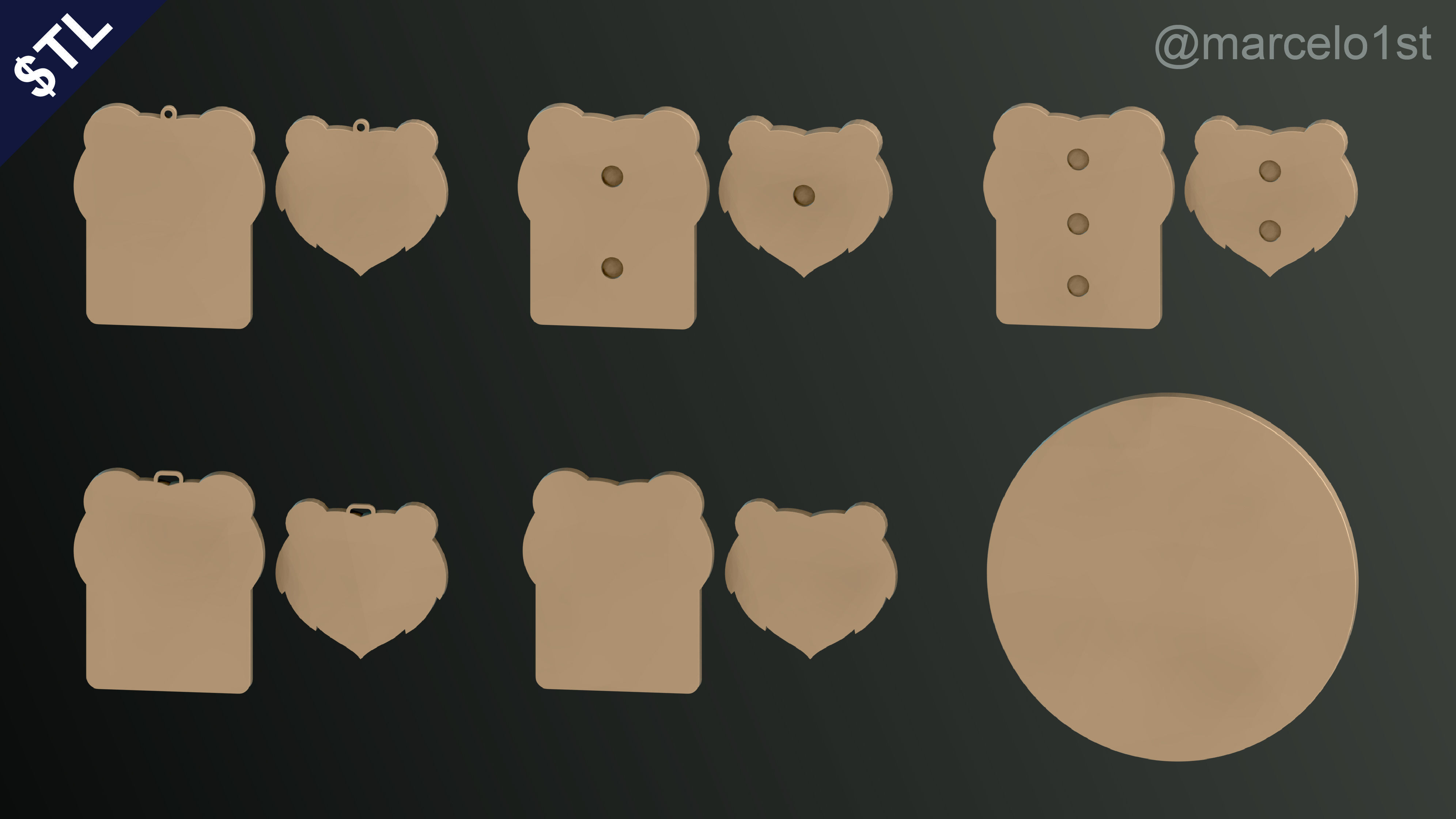 NBA SOUTHWEST - Memphis Grizzlies Pack 3D print model_23