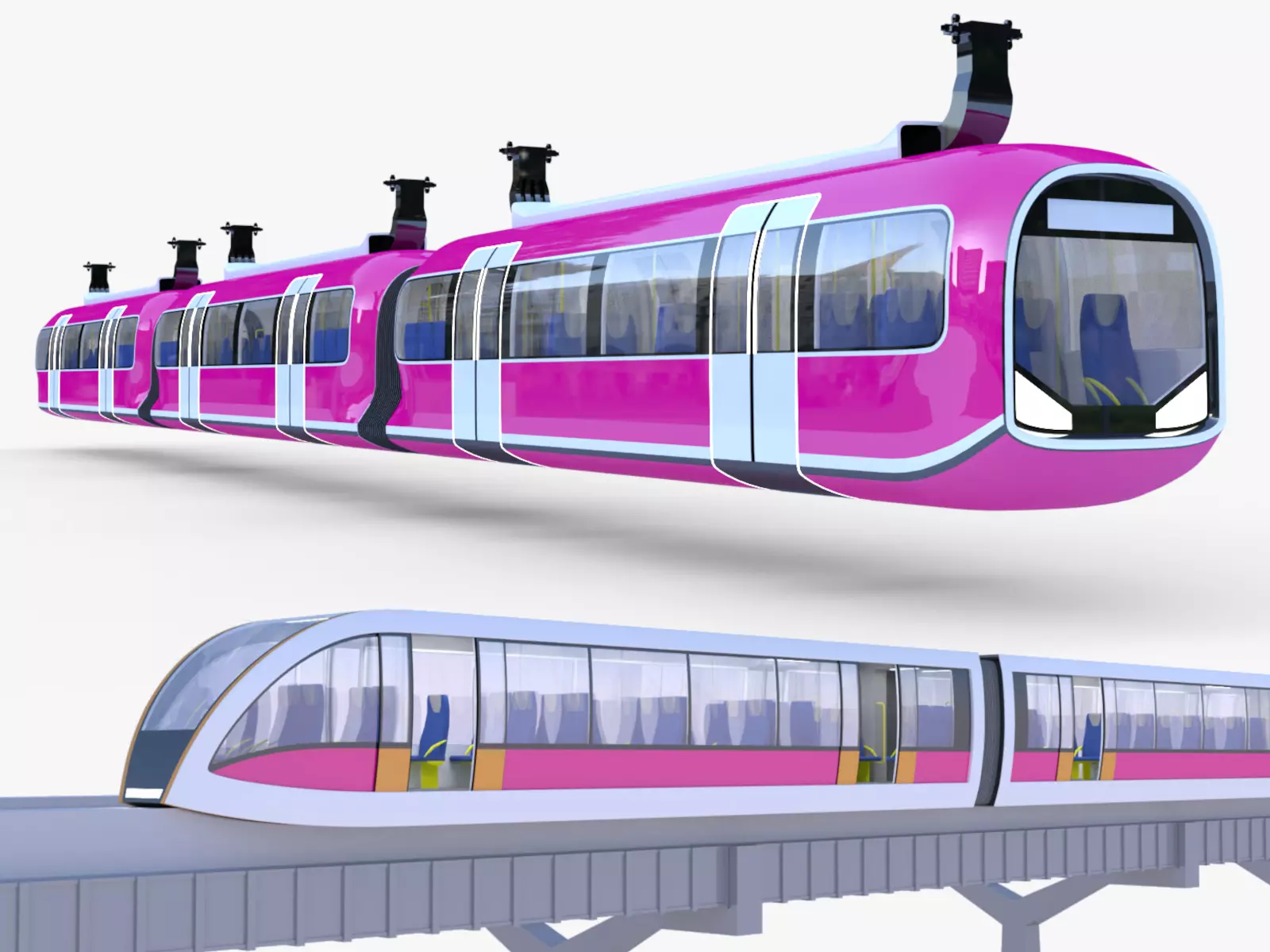 Monorail trains collection 2024 II _0