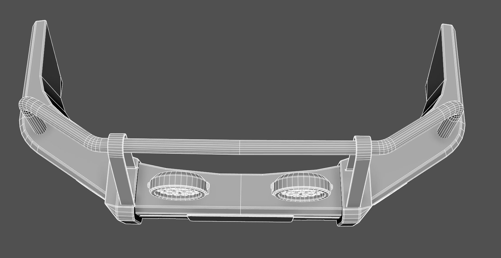 Holden Trabilazer Bullbar Low-poly 3D model_18