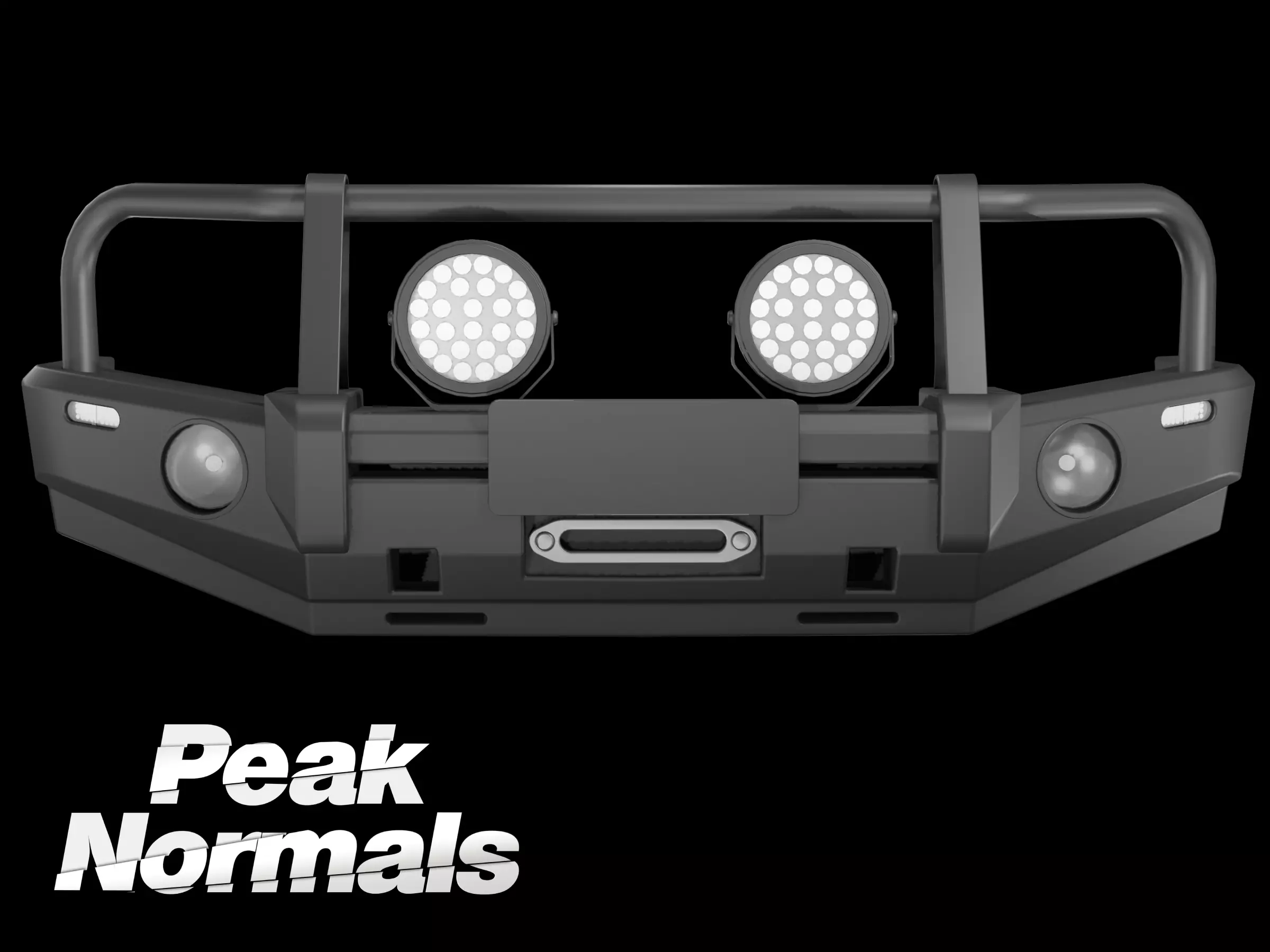 Holden Trabilazer Bullbar Low-poly 3D model_0