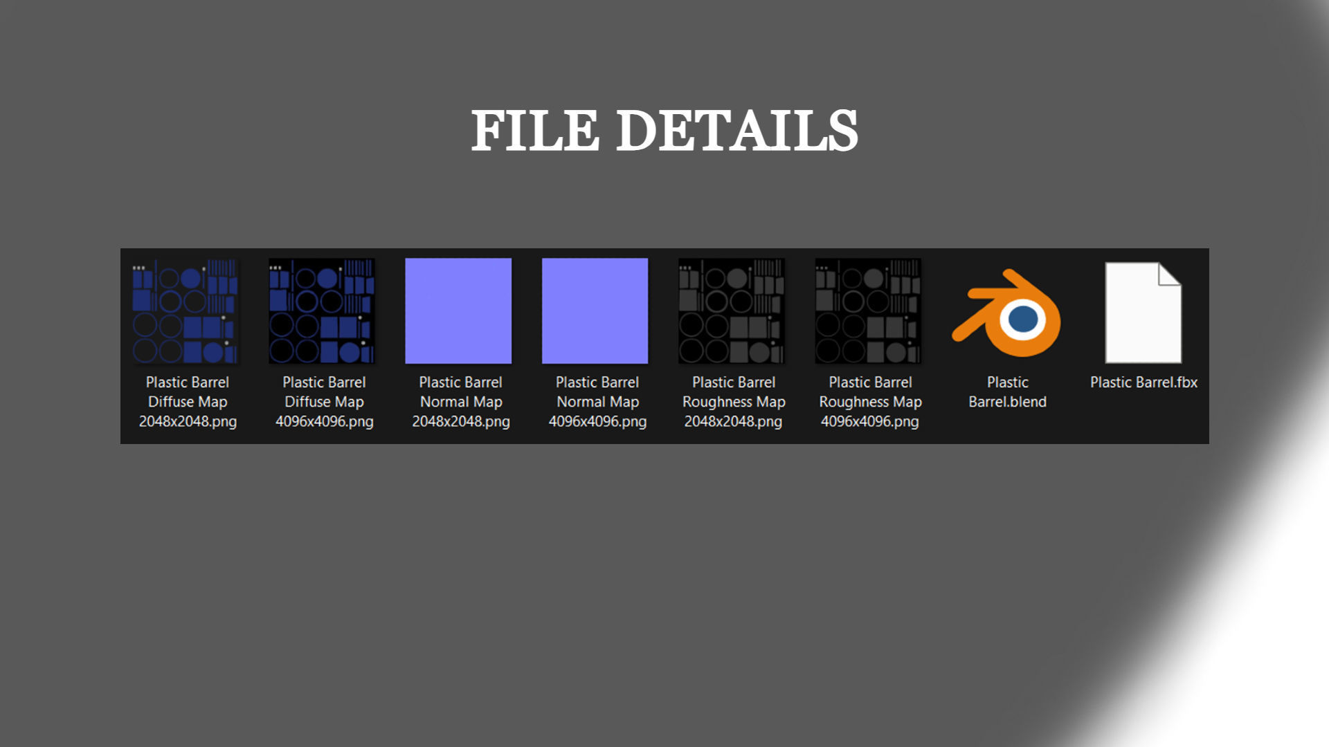 Plastic Barrel Low-poly 3D model_7