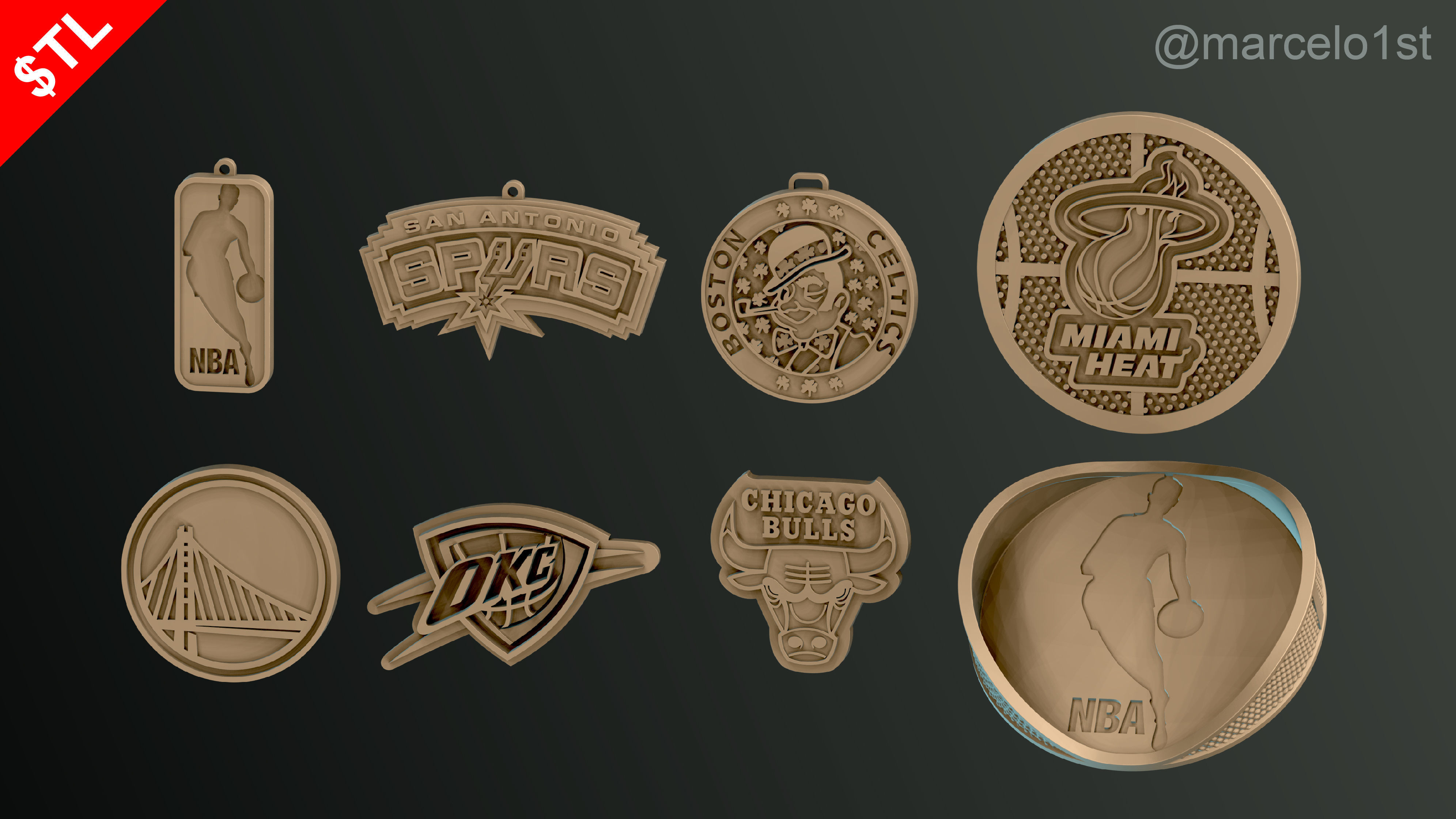 NBA Free Starter Pack - Taste the NBA Greatness Free 3D print model_12