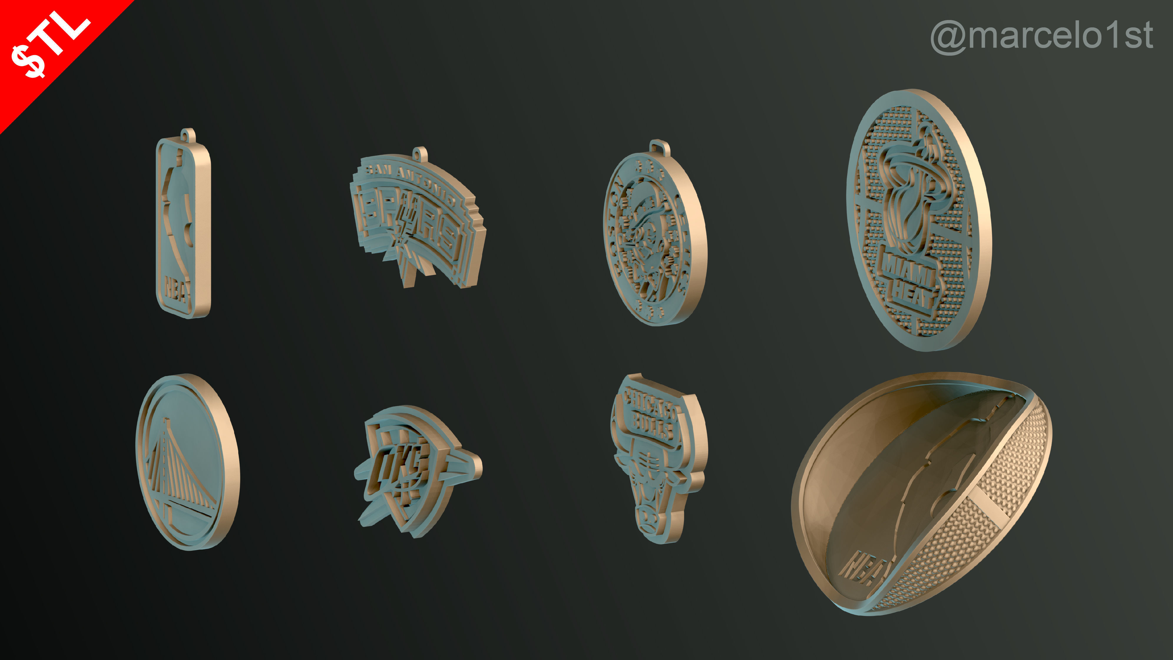 NBA Free Starter Pack - Taste the NBA Greatness Free 3D print model_18