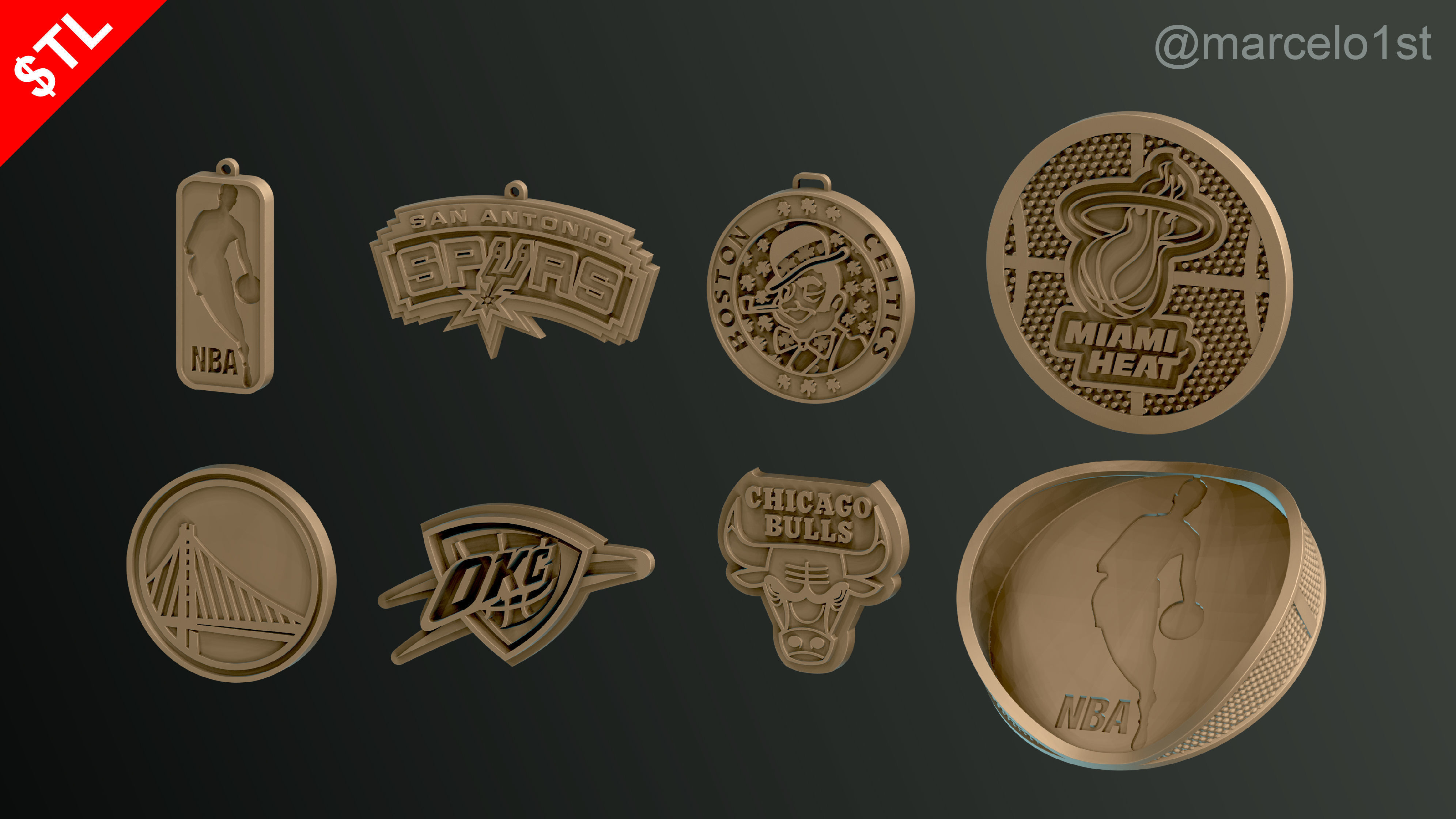 NBA Free Starter Pack - Taste the NBA Greatness Free 3D print model_14