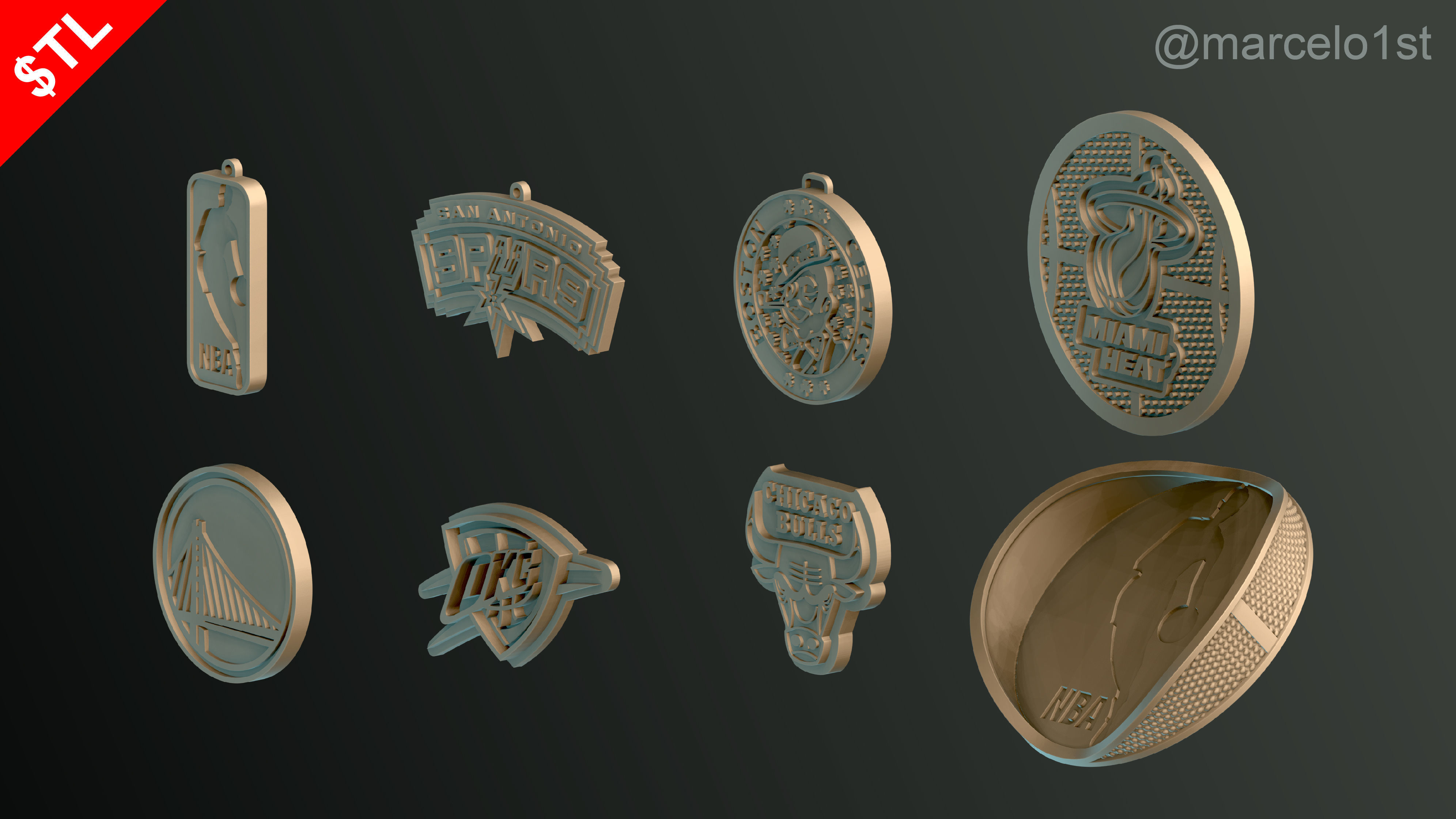 NBA Free Starter Pack - Taste the NBA Greatness Free 3D print model_17