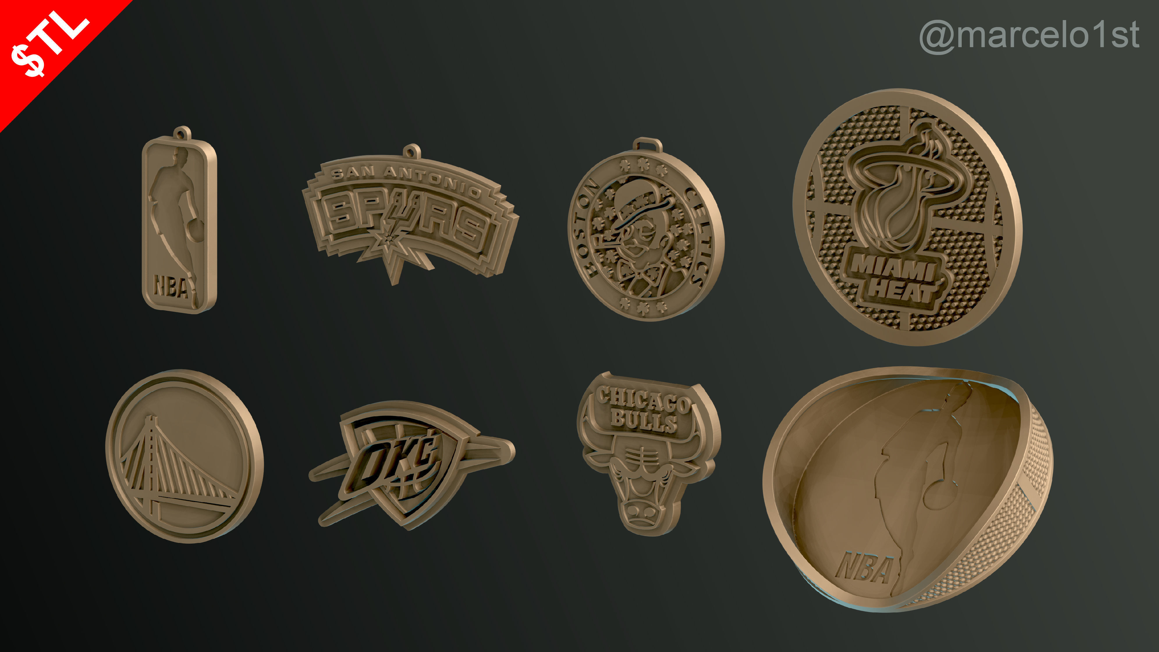 NBA Free Starter Pack - Taste the NBA Greatness Free 3D print model_15