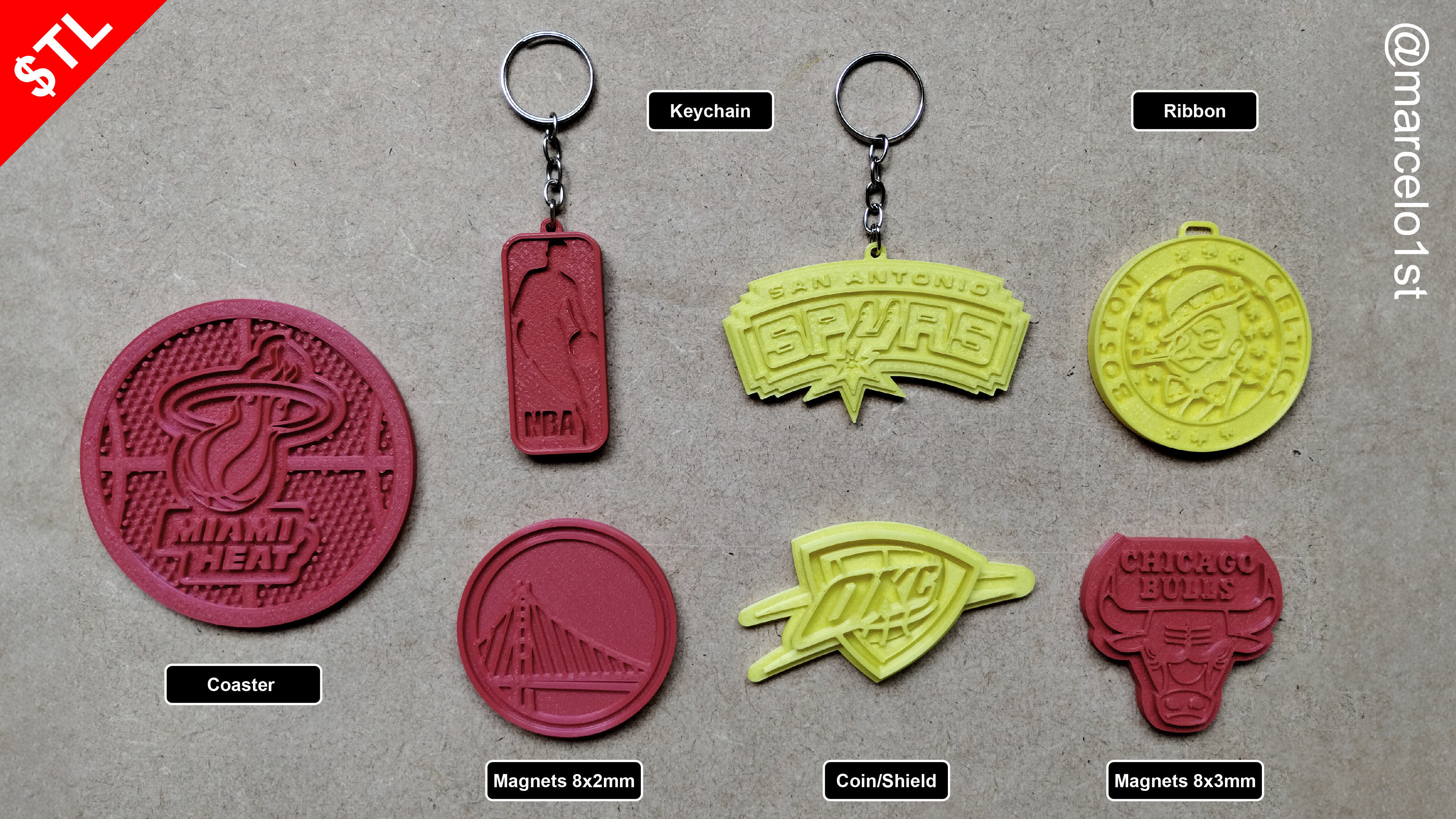 NBA Free Starter Pack - Taste the NBA Greatness Free 3D print model_1