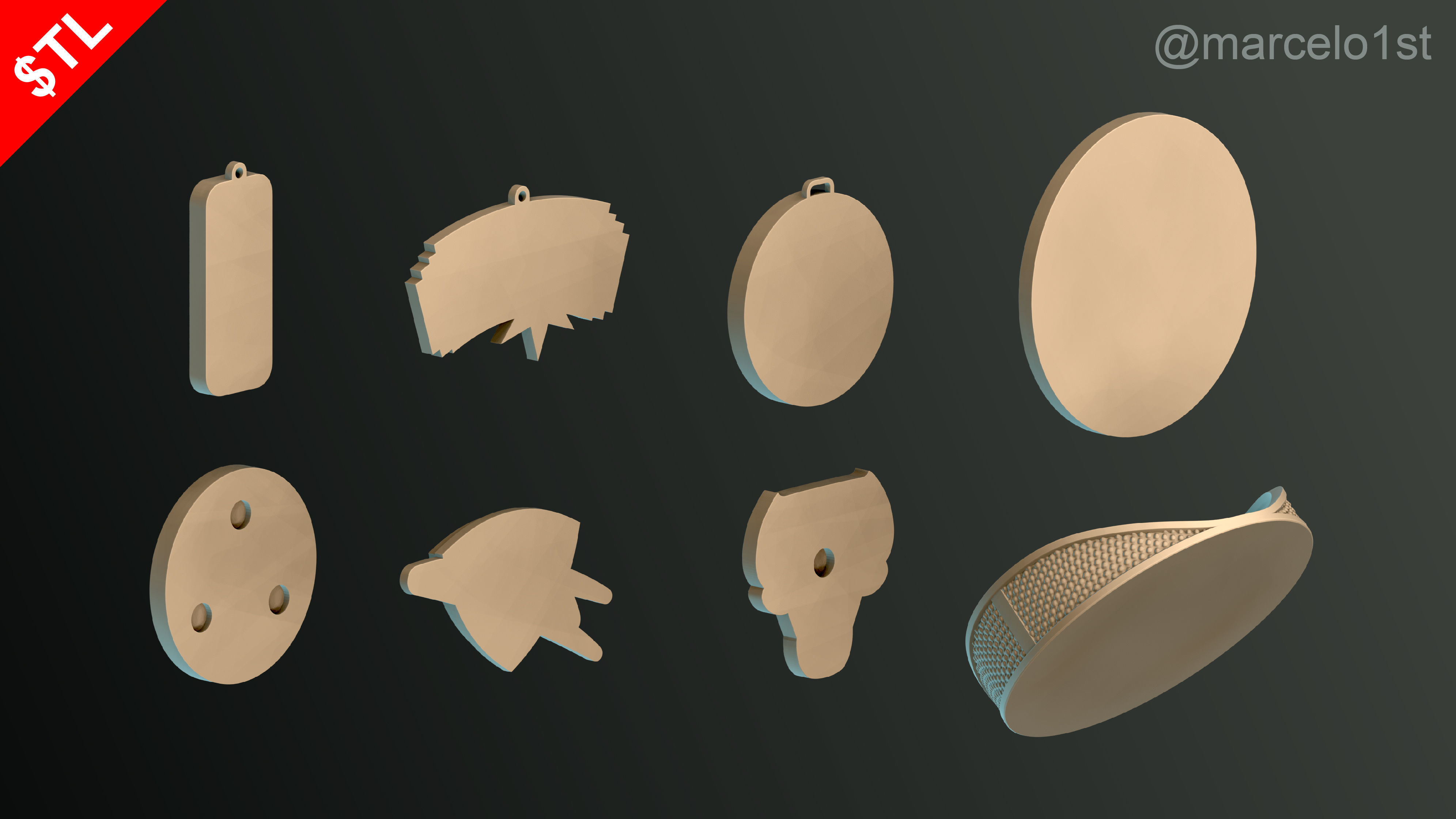 NBA Free Starter Pack - Taste the NBA Greatness Free 3D print model_24
