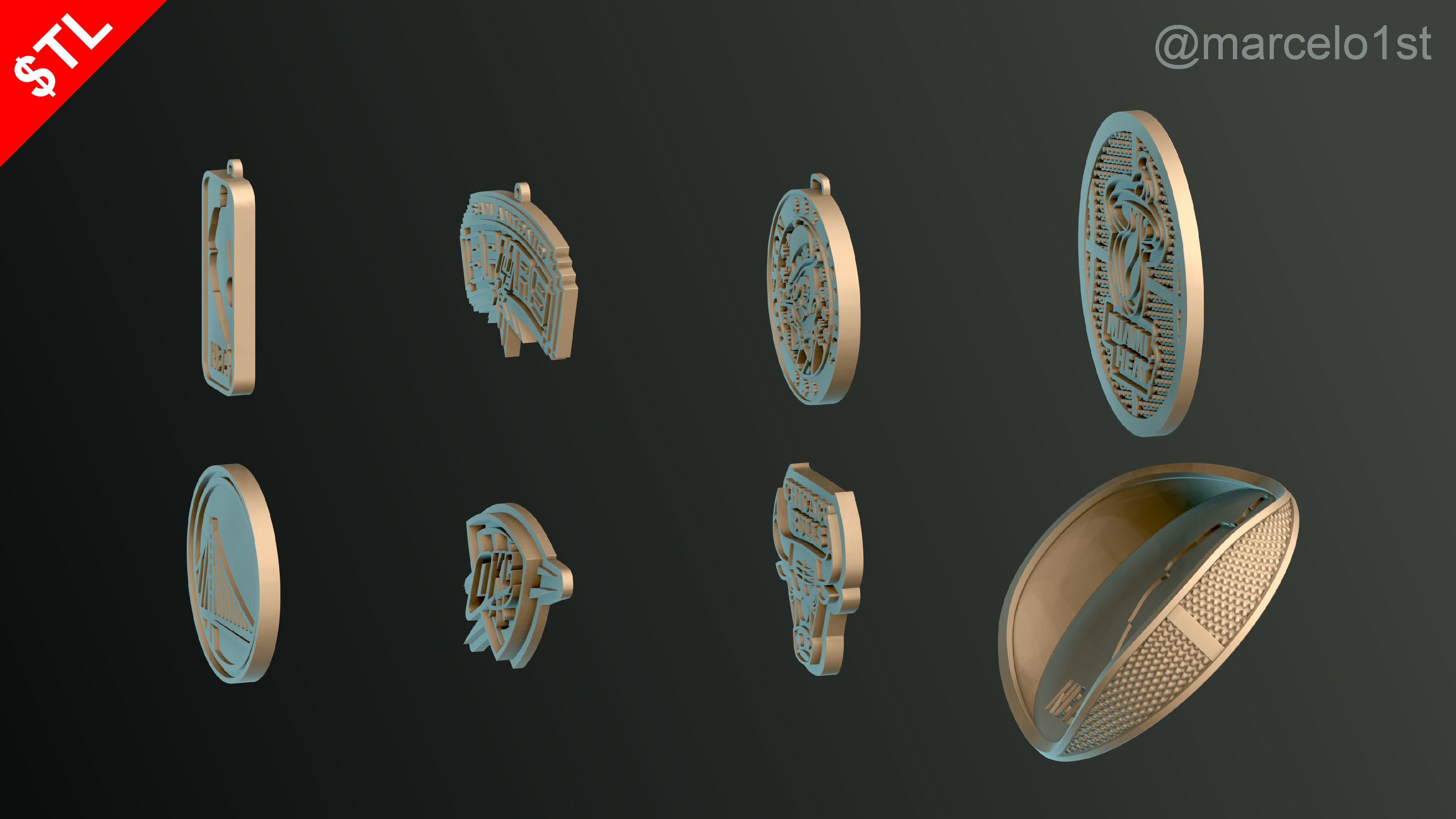 NBA Free Starter Pack - Taste the NBA Greatness Free 3D print model_19