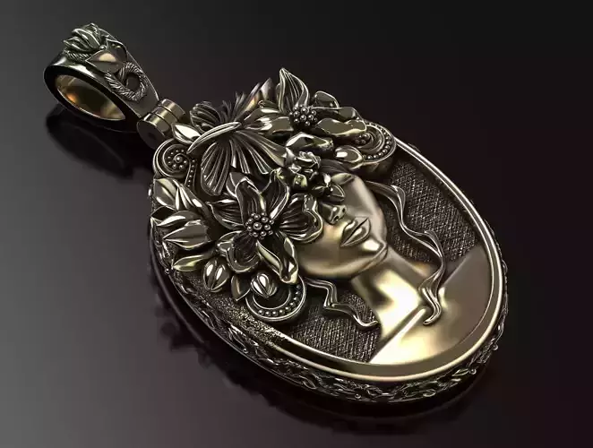 Flora pendant  3D print model