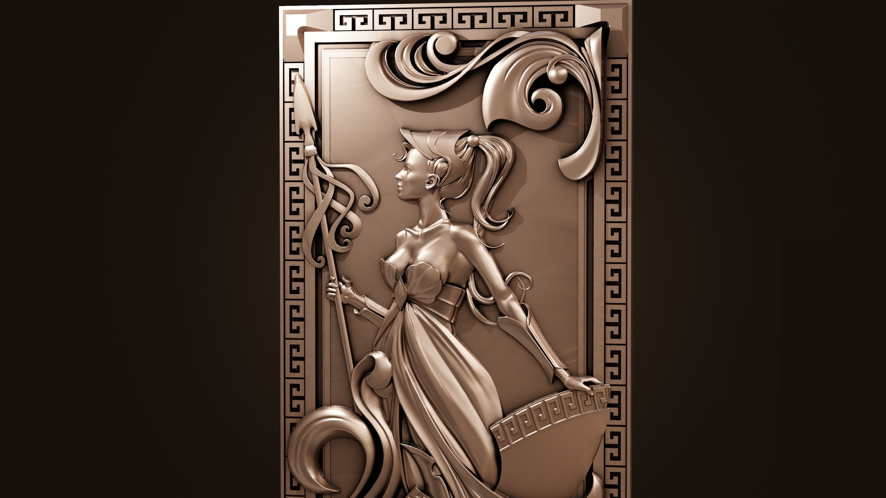 Athena 3D print model_4