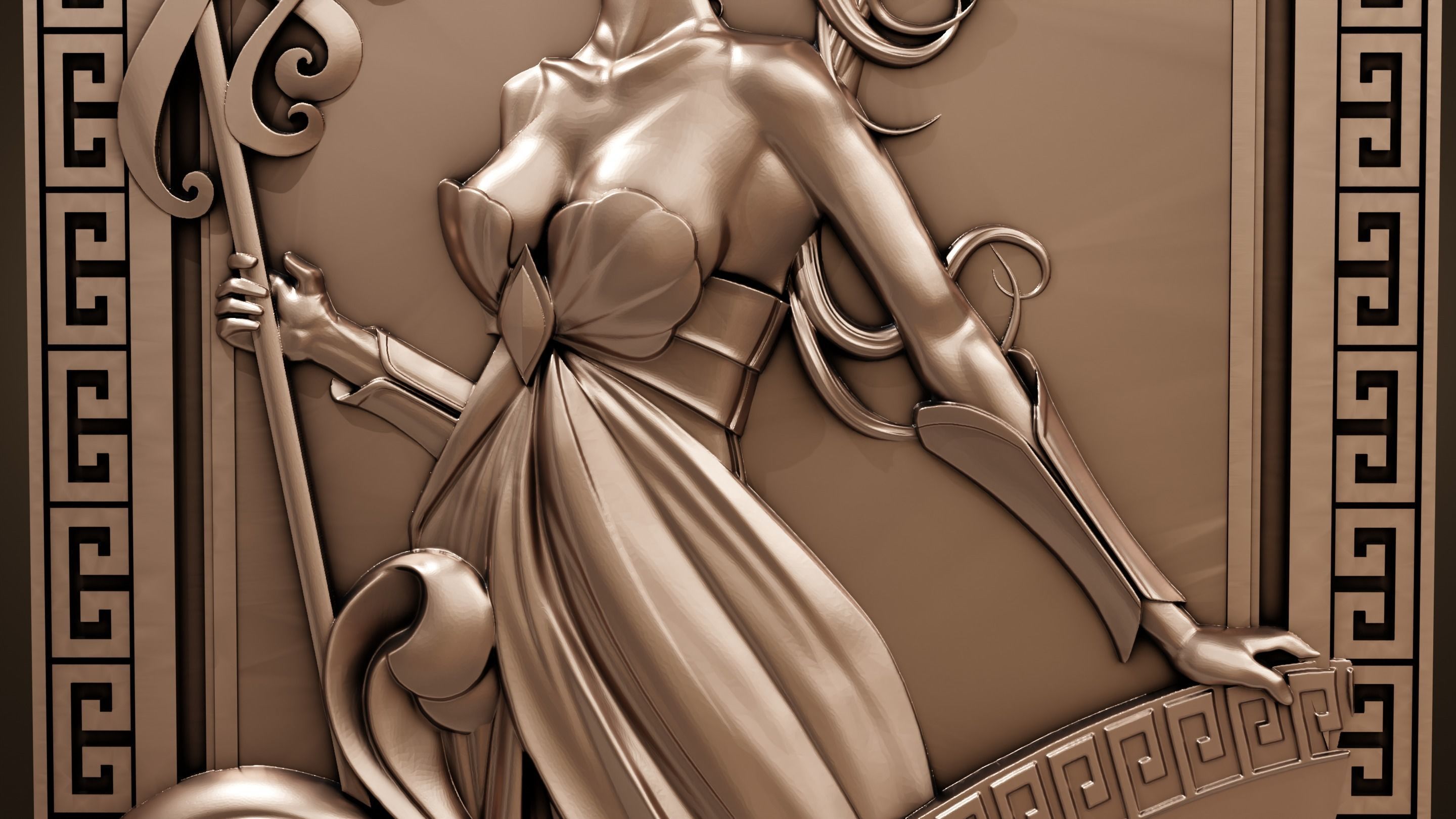 Athena 3D print model_2