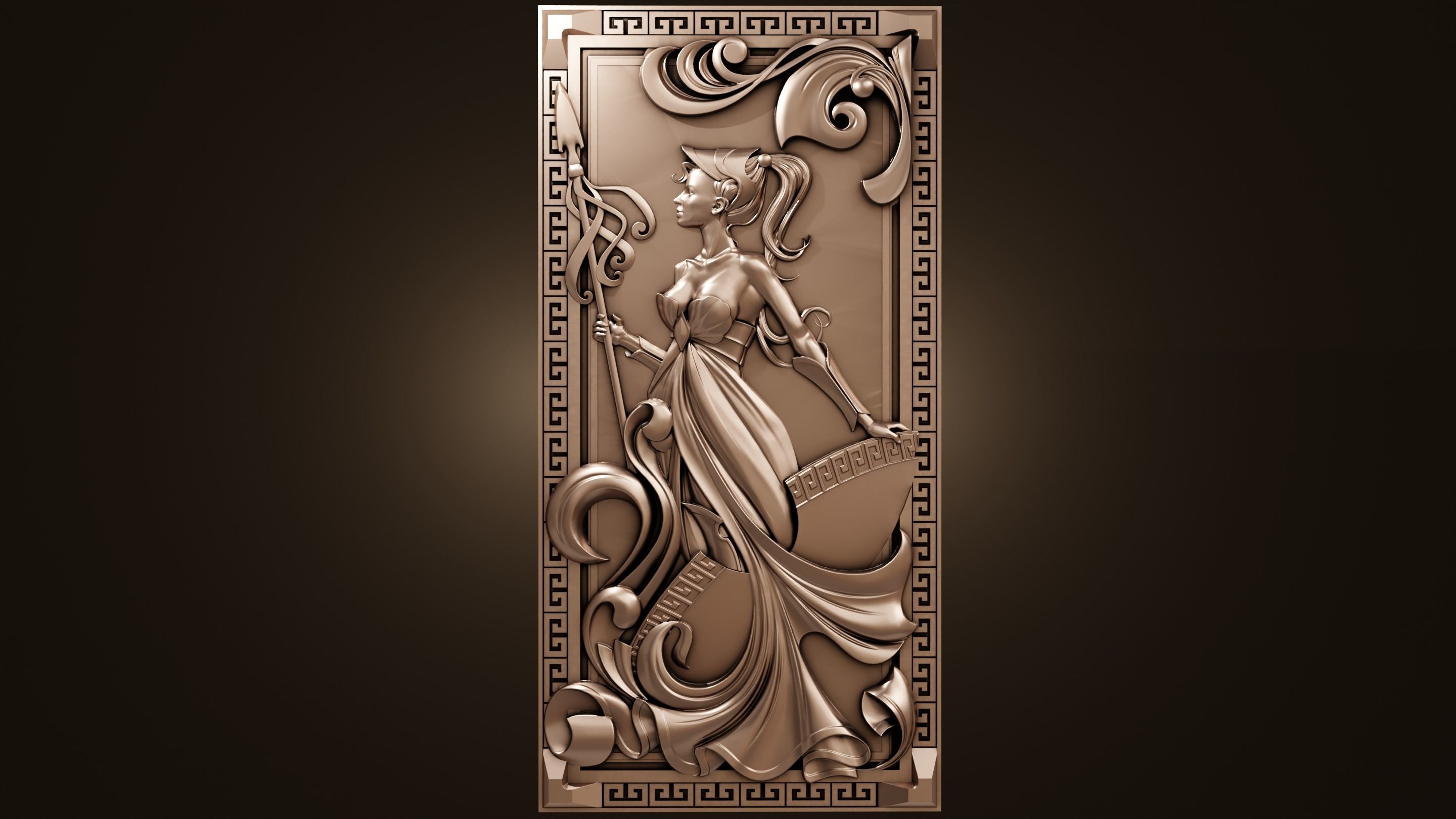 Athena 3D print model_5