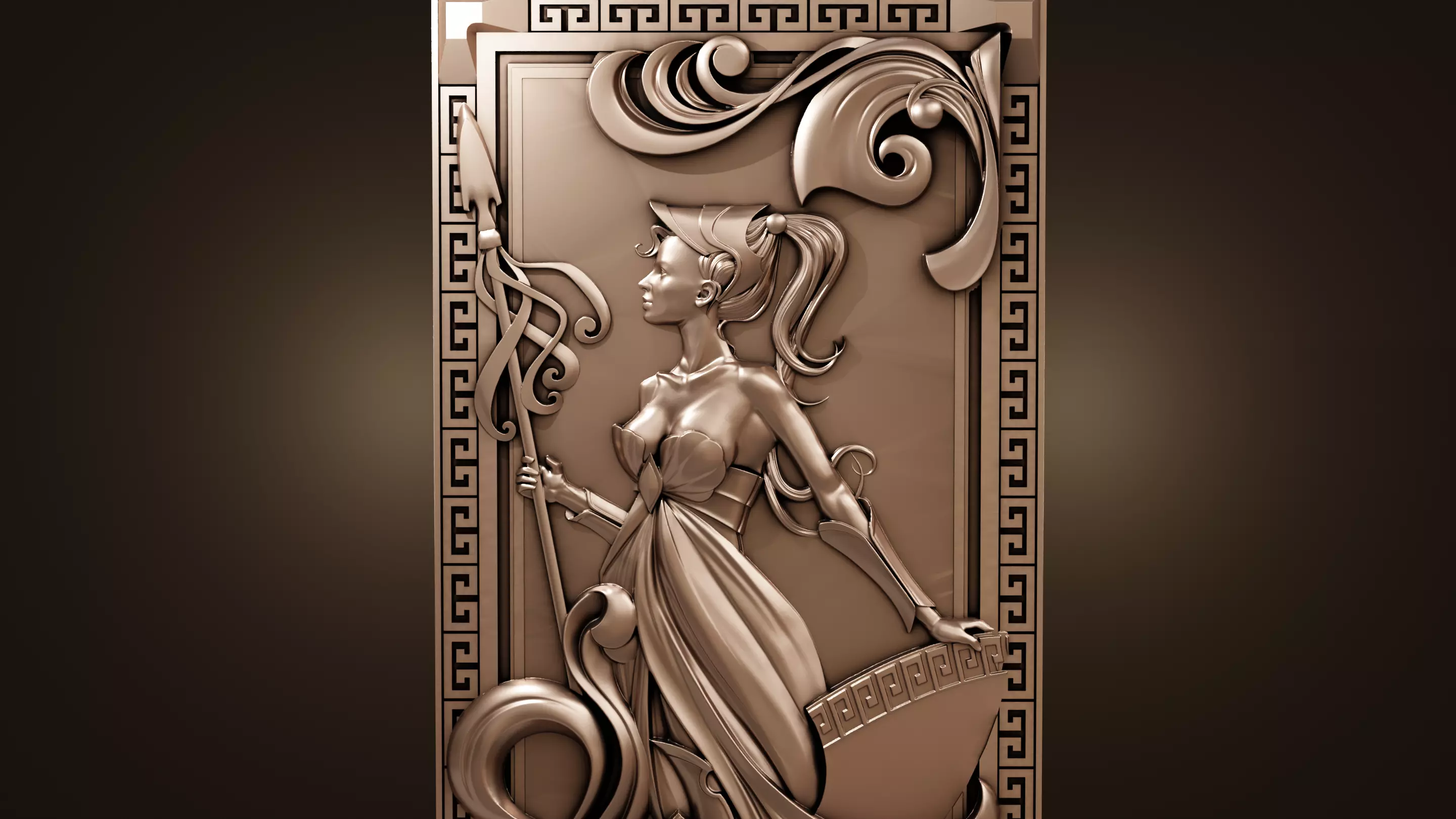 Athena 3D print model_0