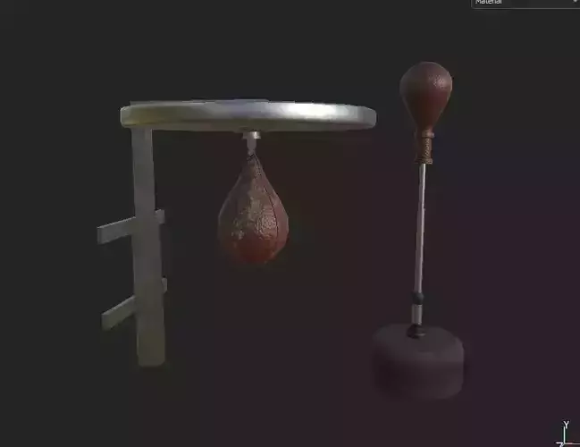 Reflex Punch Bag 3D model