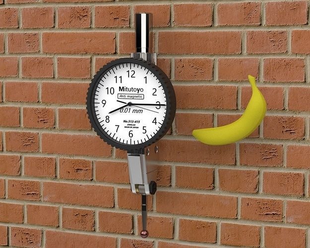 DIY LEVER TYPE DIAL INDICATOR WALL CLOCK 3D print model