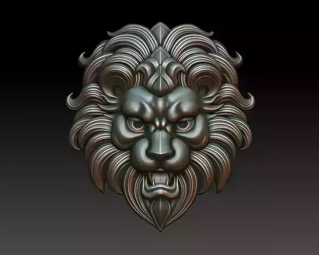 Lion head 3