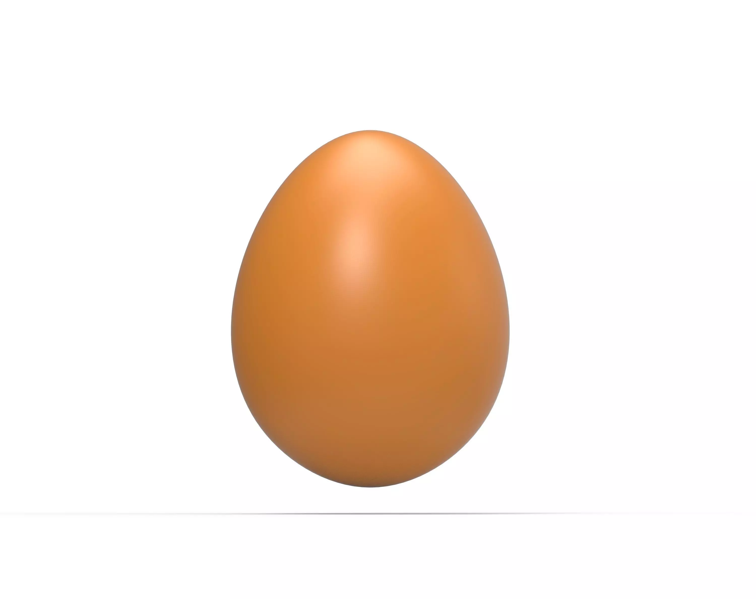 Chicken Egg 3D print model_0