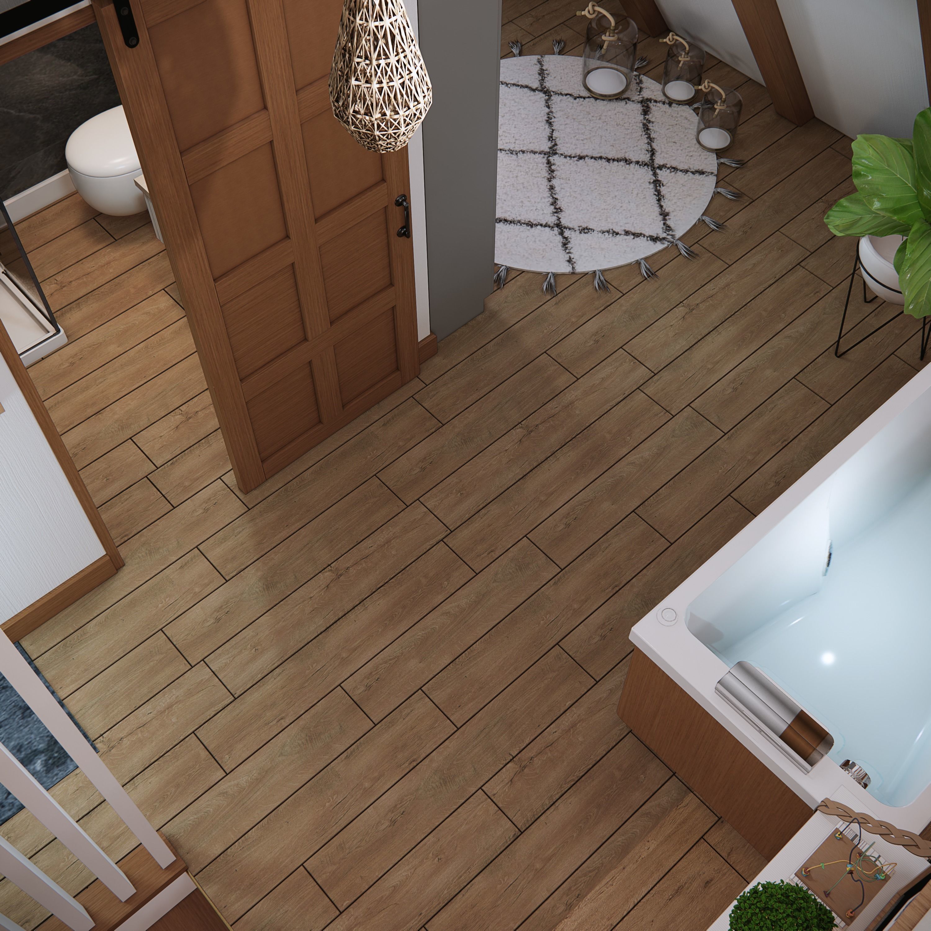 sketchup enscape render scene  Low-poly 3D model_32