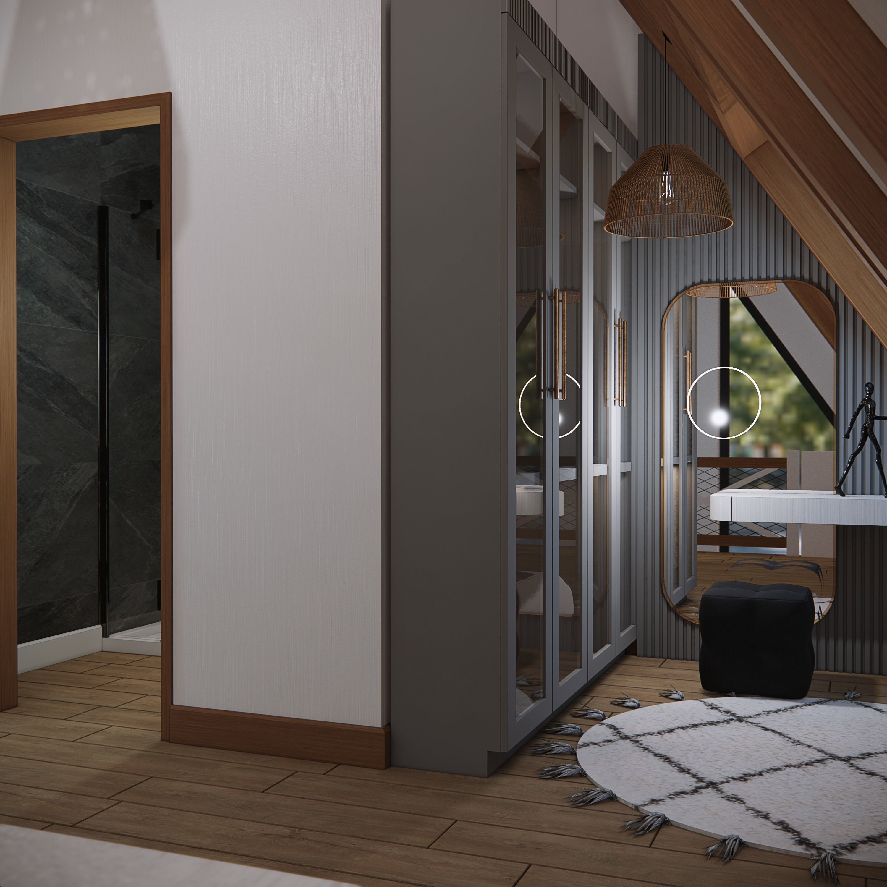 sketchup enscape render scene  Low-poly 3D model_19