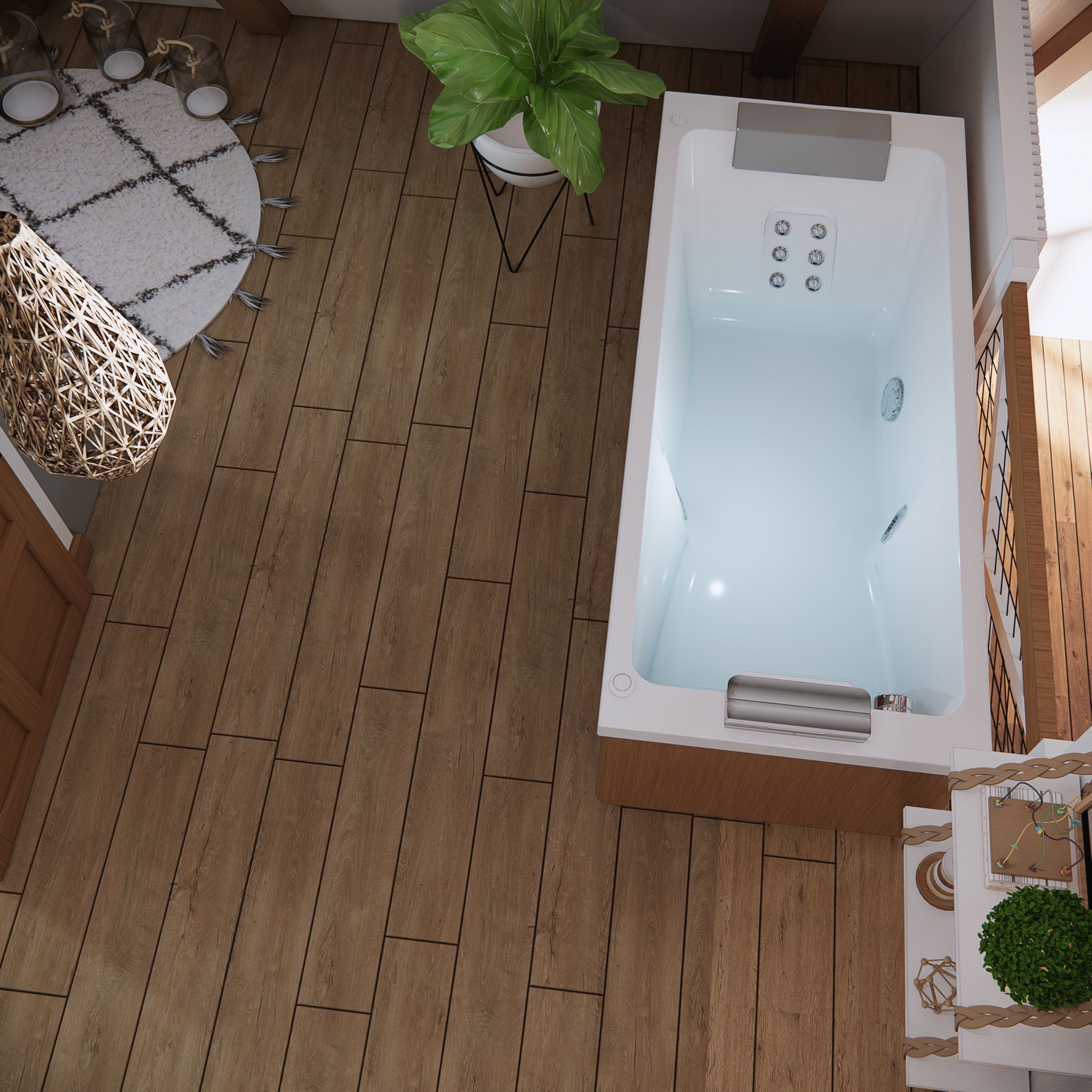 sketchup enscape render scene  Low-poly 3D model_30