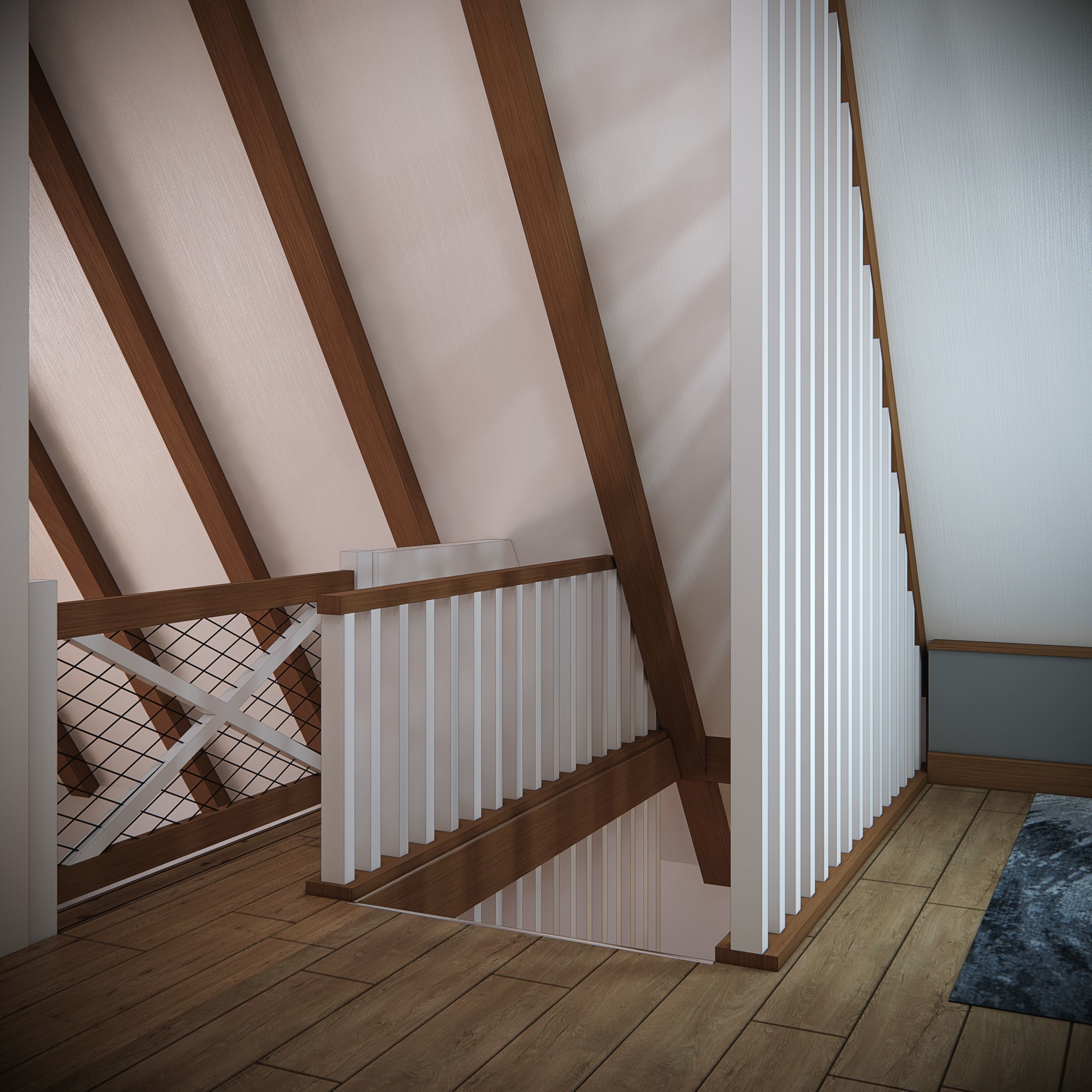 sketchup enscape render scene  Low-poly 3D model_16